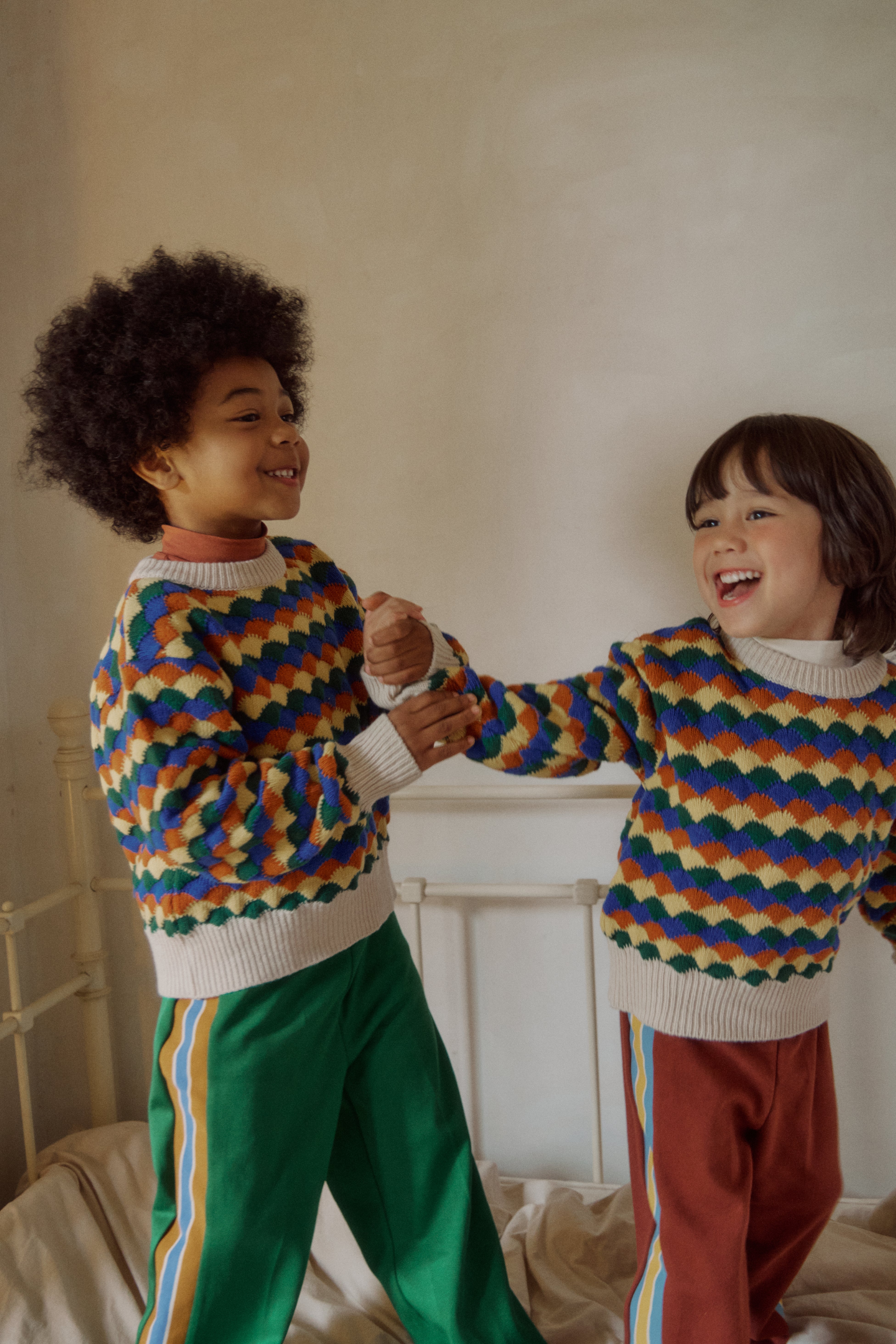 [fais dodo] Leaf knit pullover
