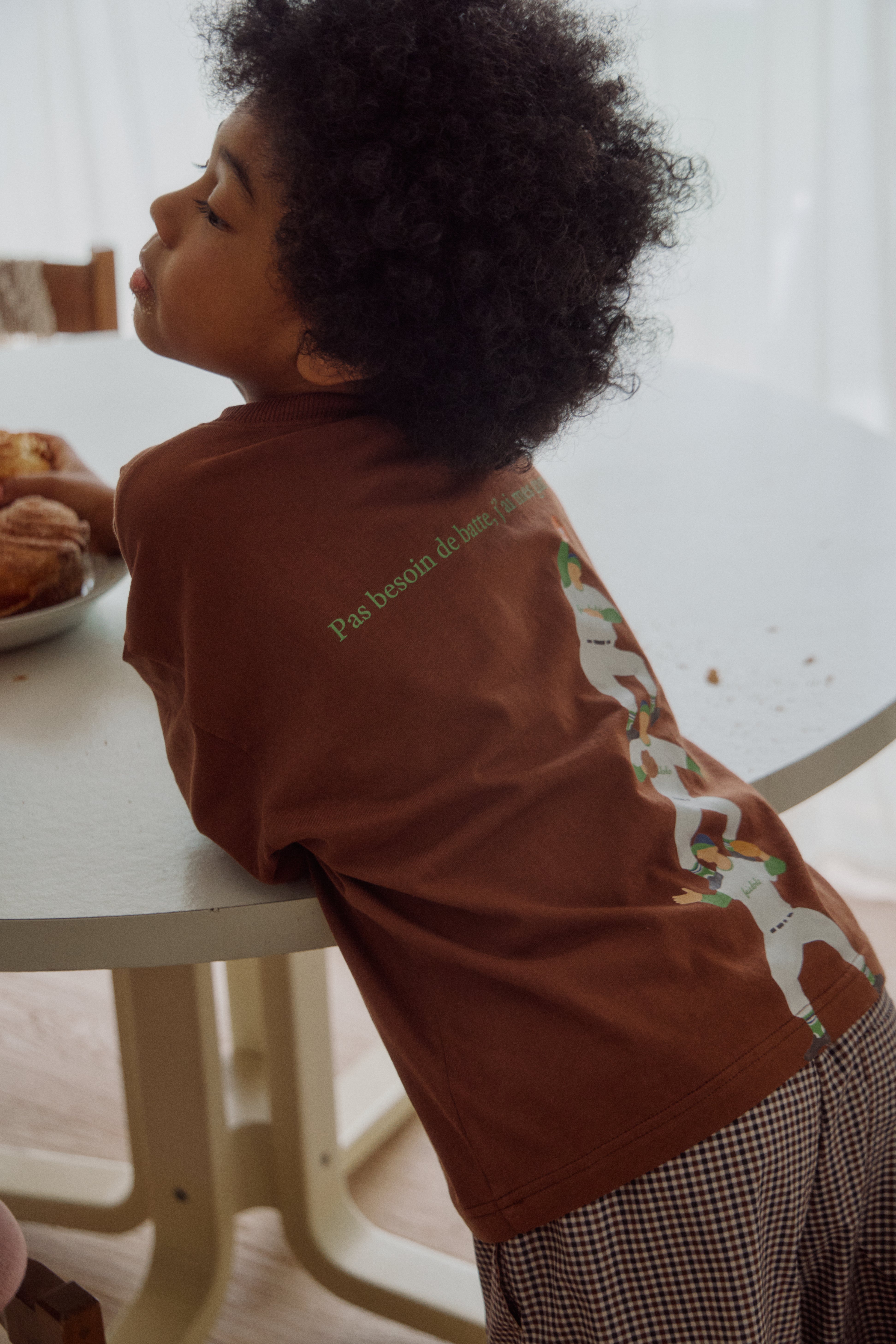 [fais dodo] Milo t-shirts_Brown