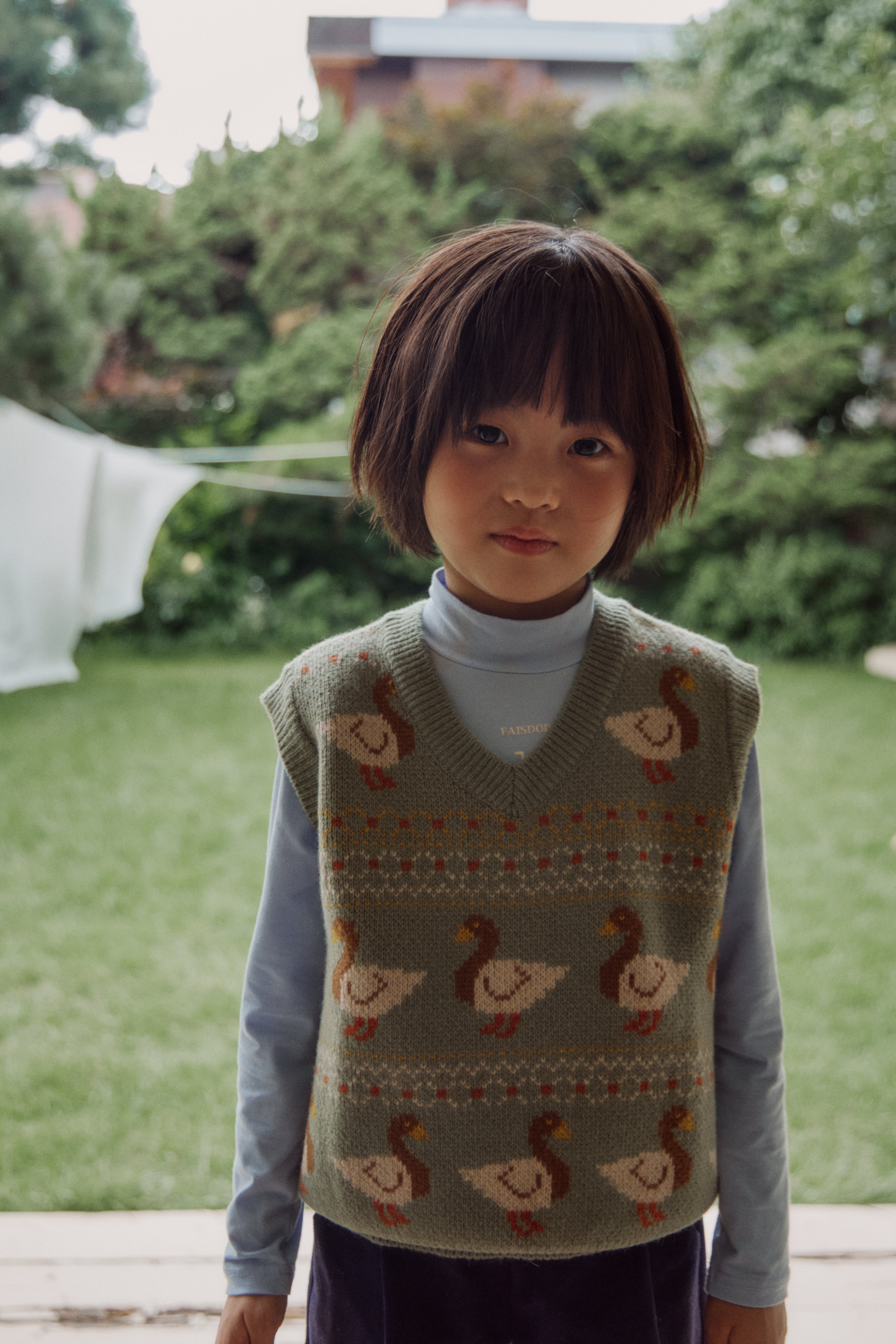 [fais dodo] Lolo knit vest_Soft mint