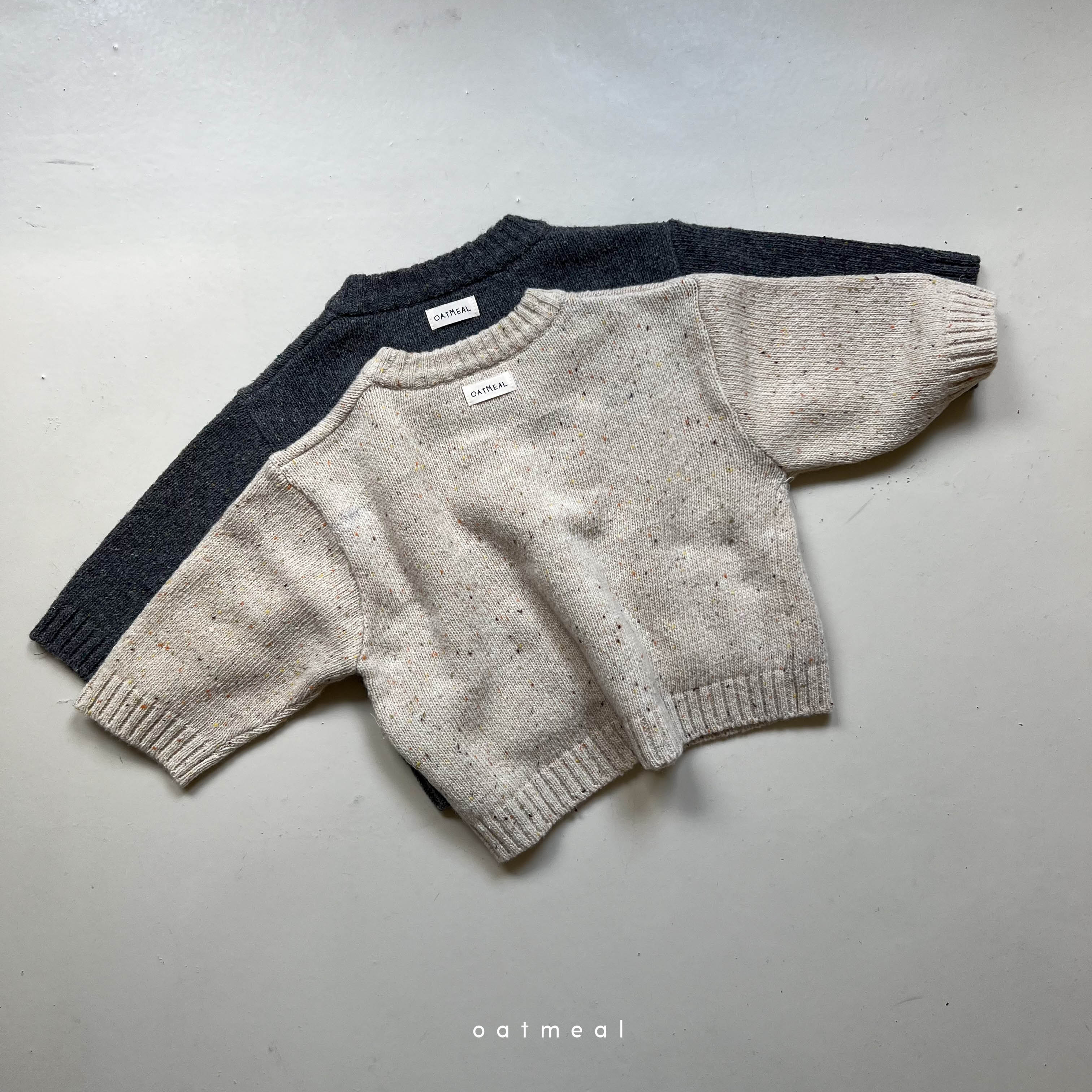 [Oatmeal] Seed Round Knit_3colors