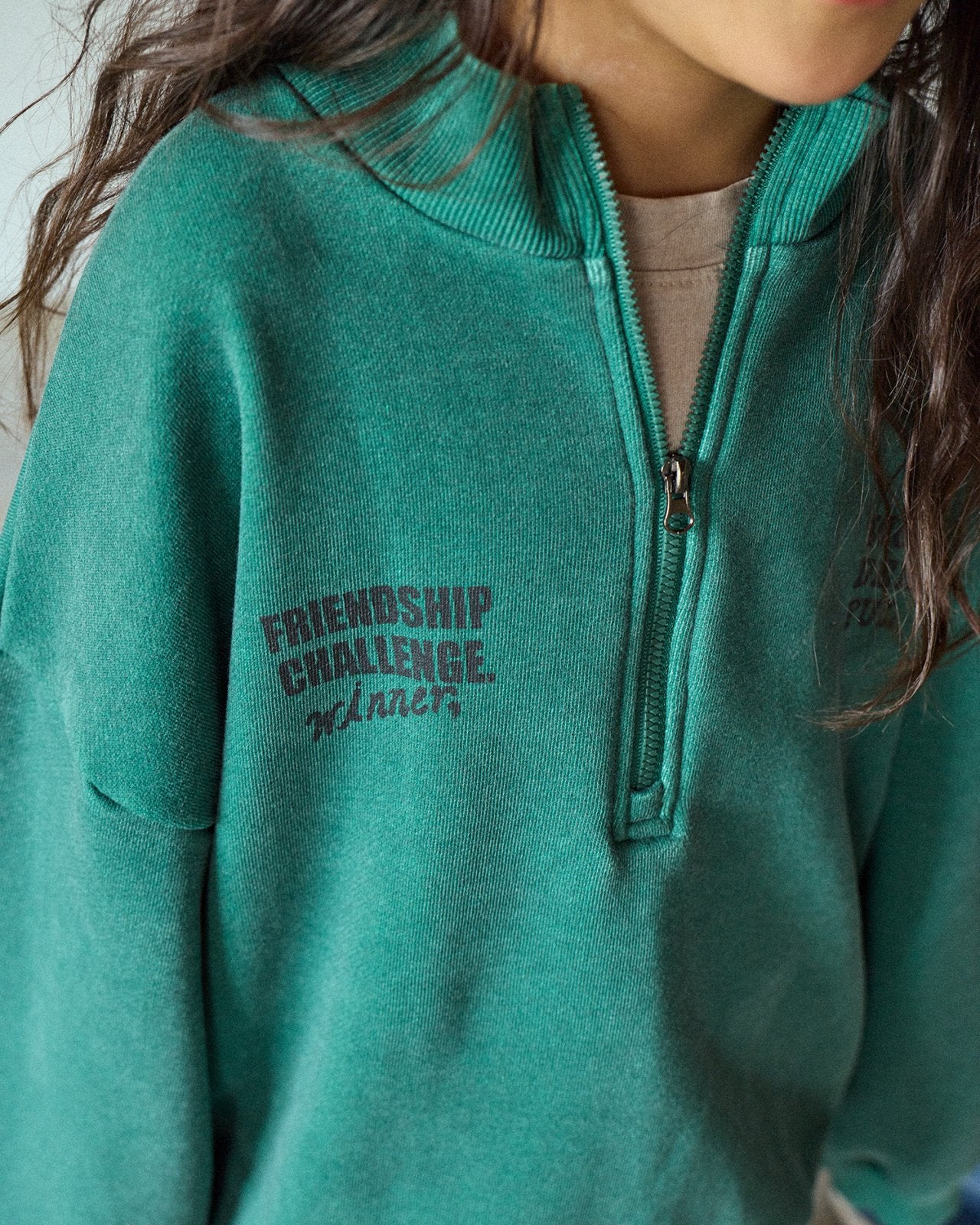 [BONEOUNE] Rucker Half-Zip Pullover_2colors