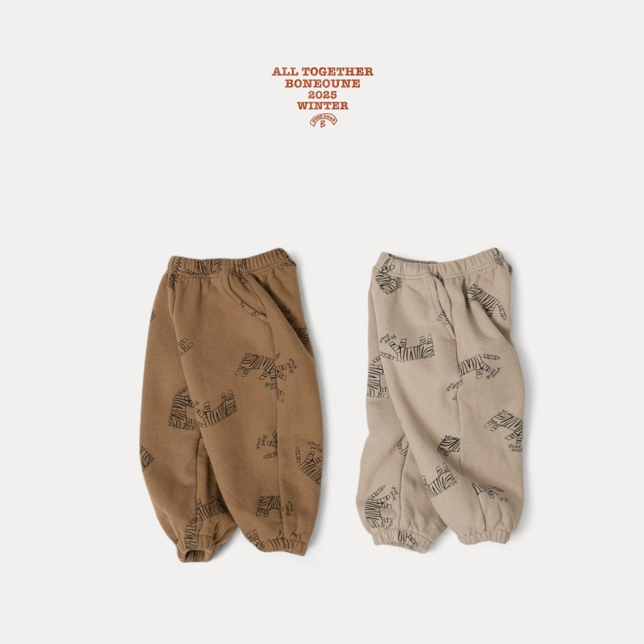 [BONEOUNE] Mono Tiger Jogger Pants_2colors