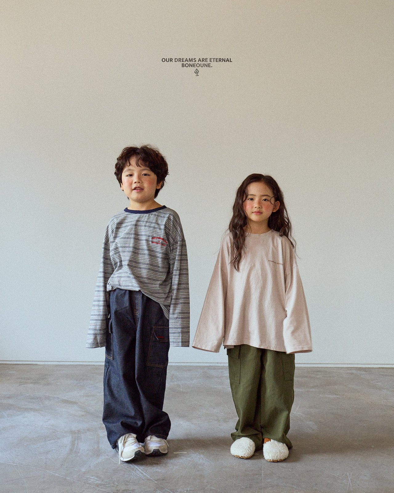 [BONEOUNE] British Stripe T-shirt_3colors