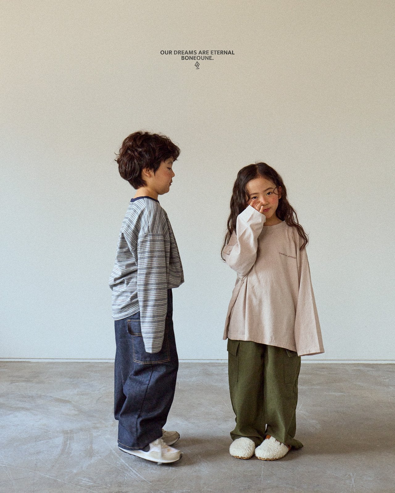 [BONEOUNE] British Stripe T-shirt_3colors