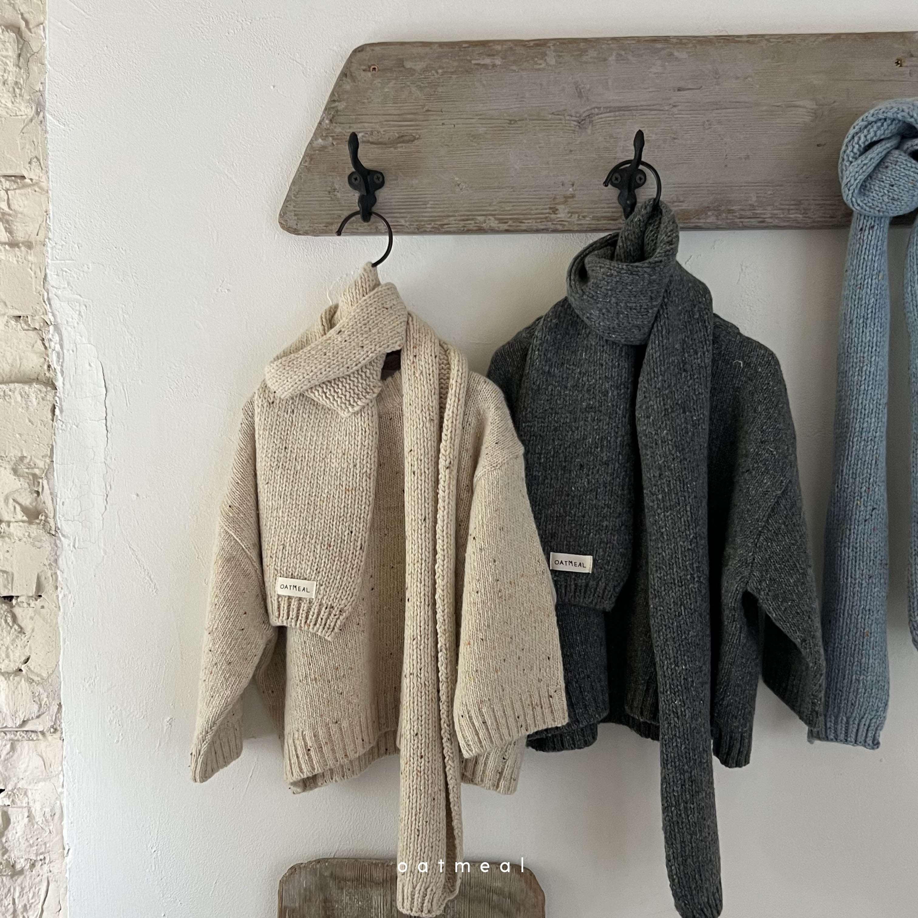 [Oatmeal] Seed Round Knit_3colors