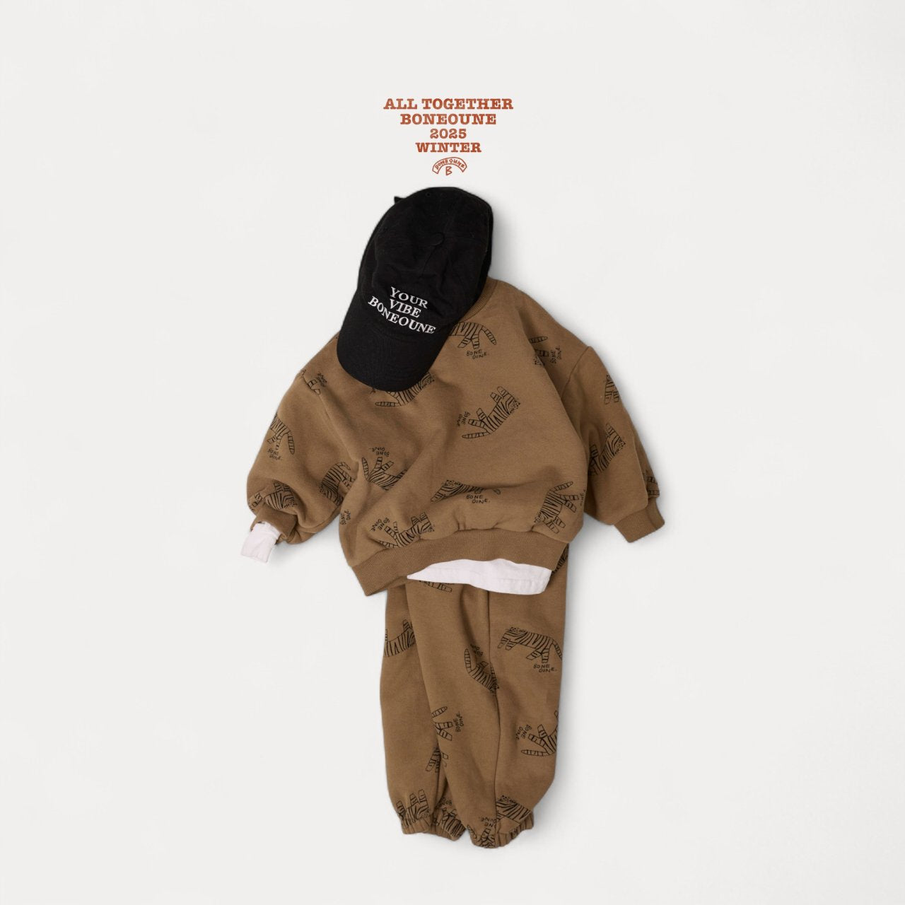 [BONEOUNE] Mono Tiger Sweatshirt_2colors