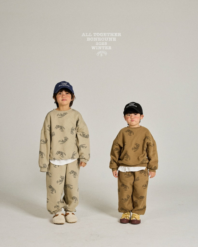 [BONEOUNE] Mono Tiger Sweatshirt_2colors