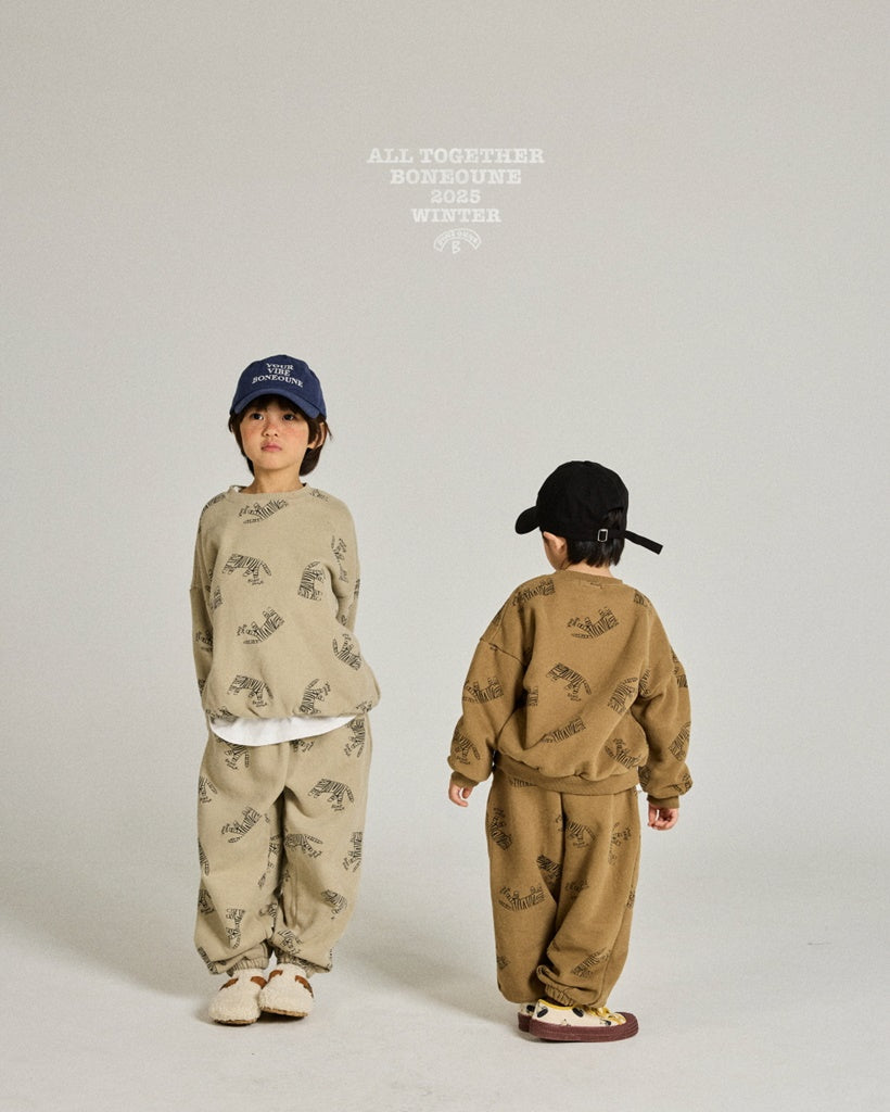 [BONEOUNE] Mono Tiger Sweatshirt_2colors