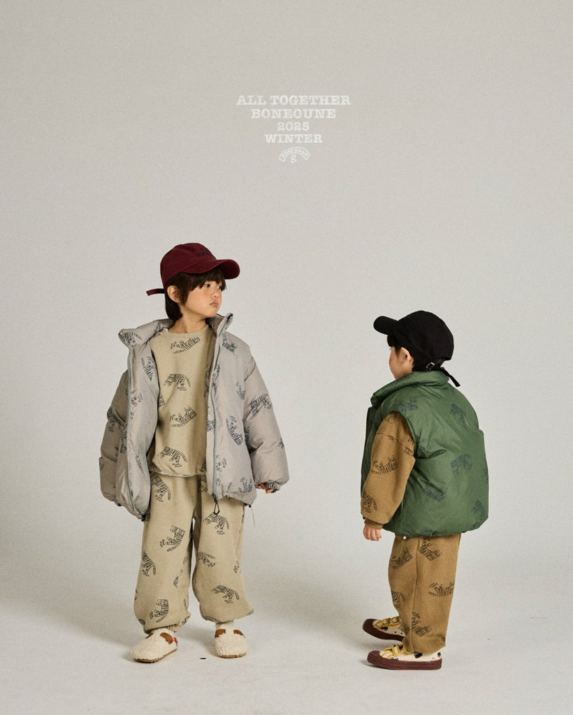 [BONEOUNE] Mono Tiger Sweatshirt_2colors