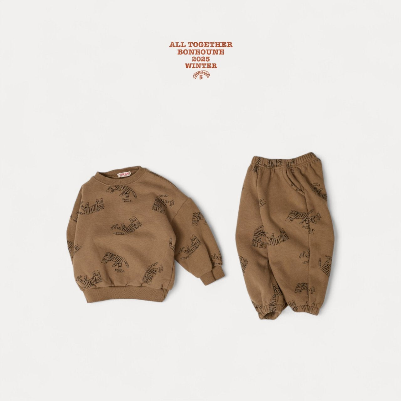 [BONEOUNE] Mono Tiger Sweatshirt_2colors