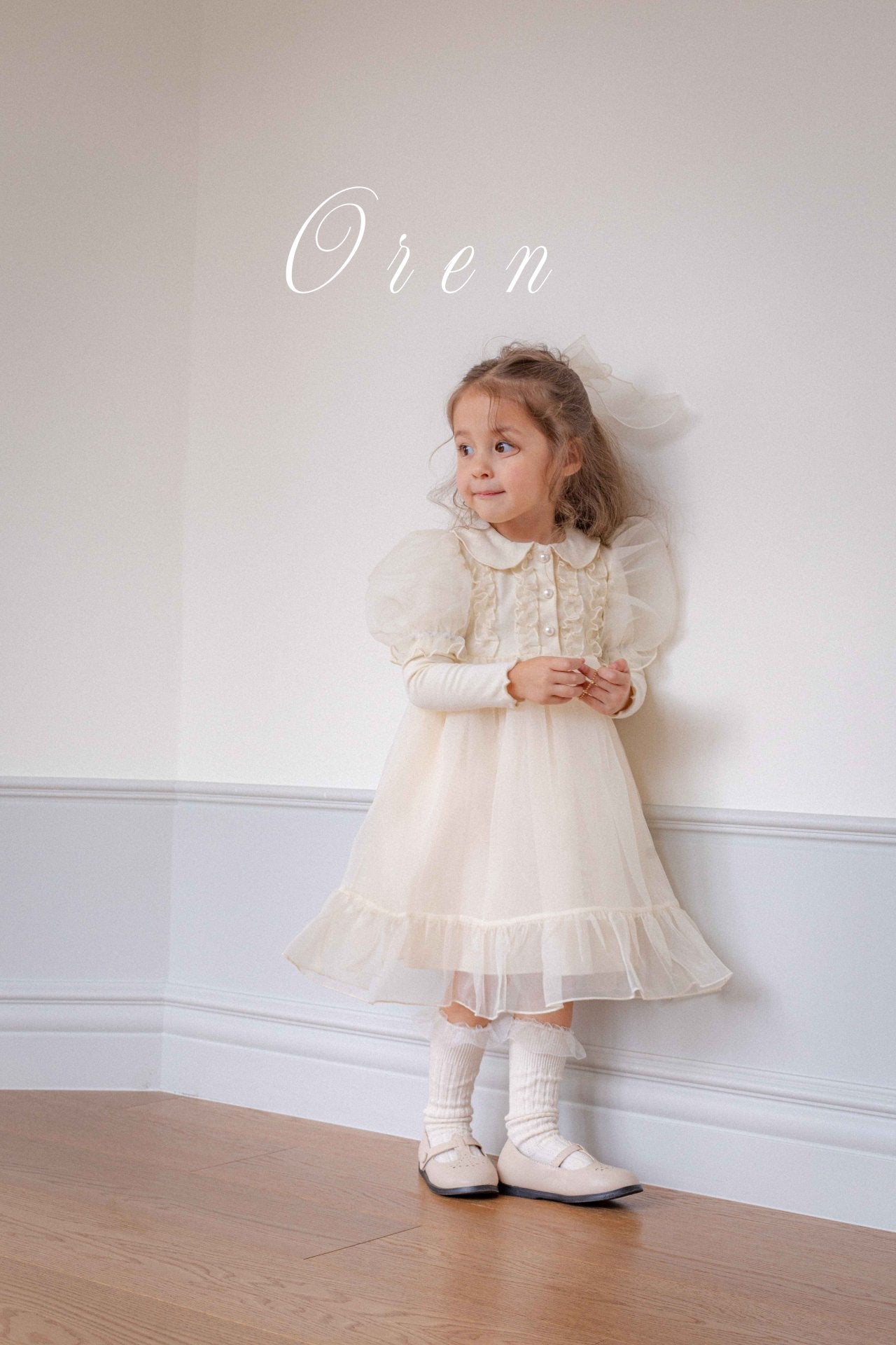 [OREN] (KIDS)Eloise Organza Dress_2colors