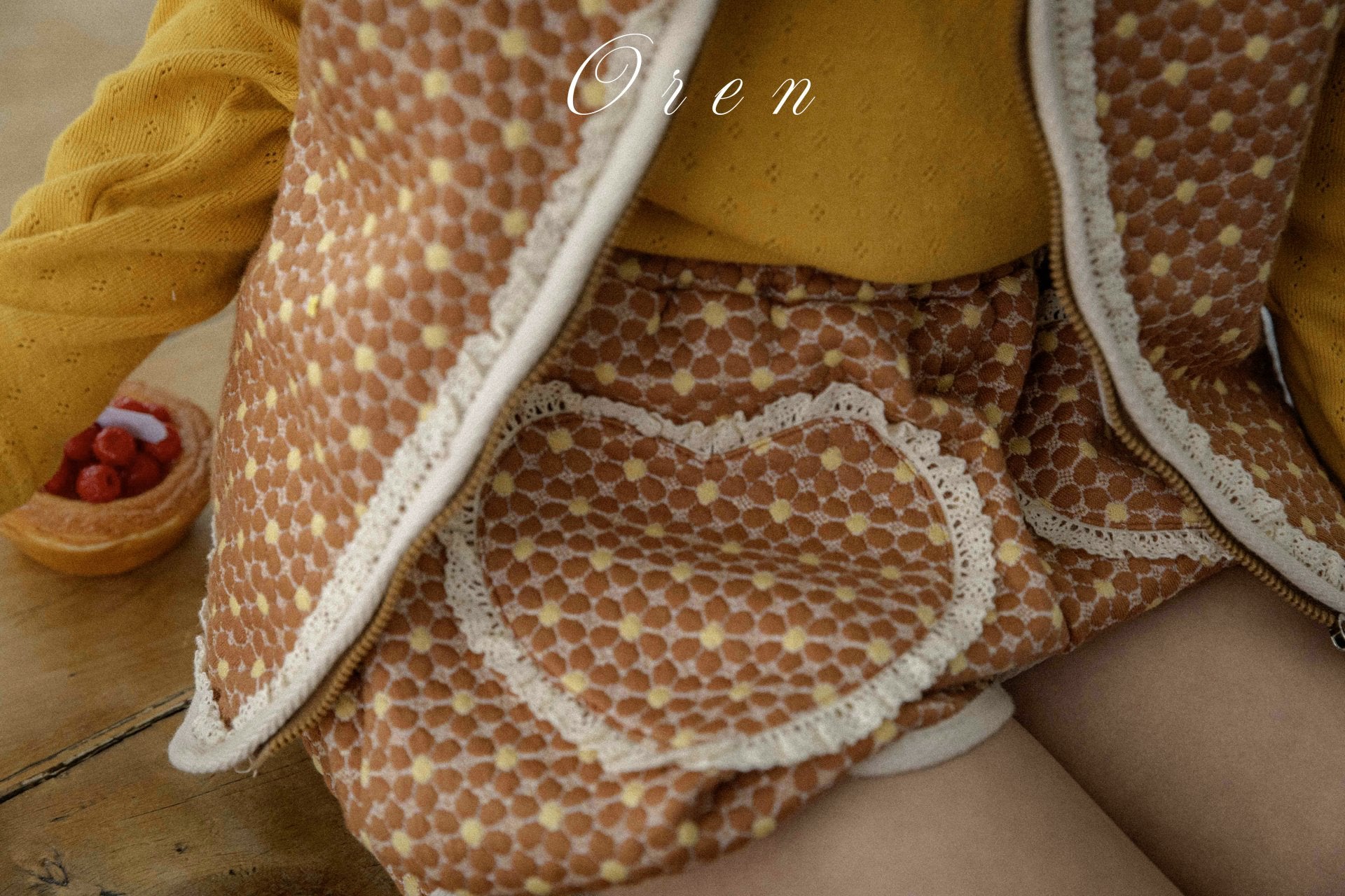 [OREN] (KIDS)Miel Jacquard Shorts_2colors