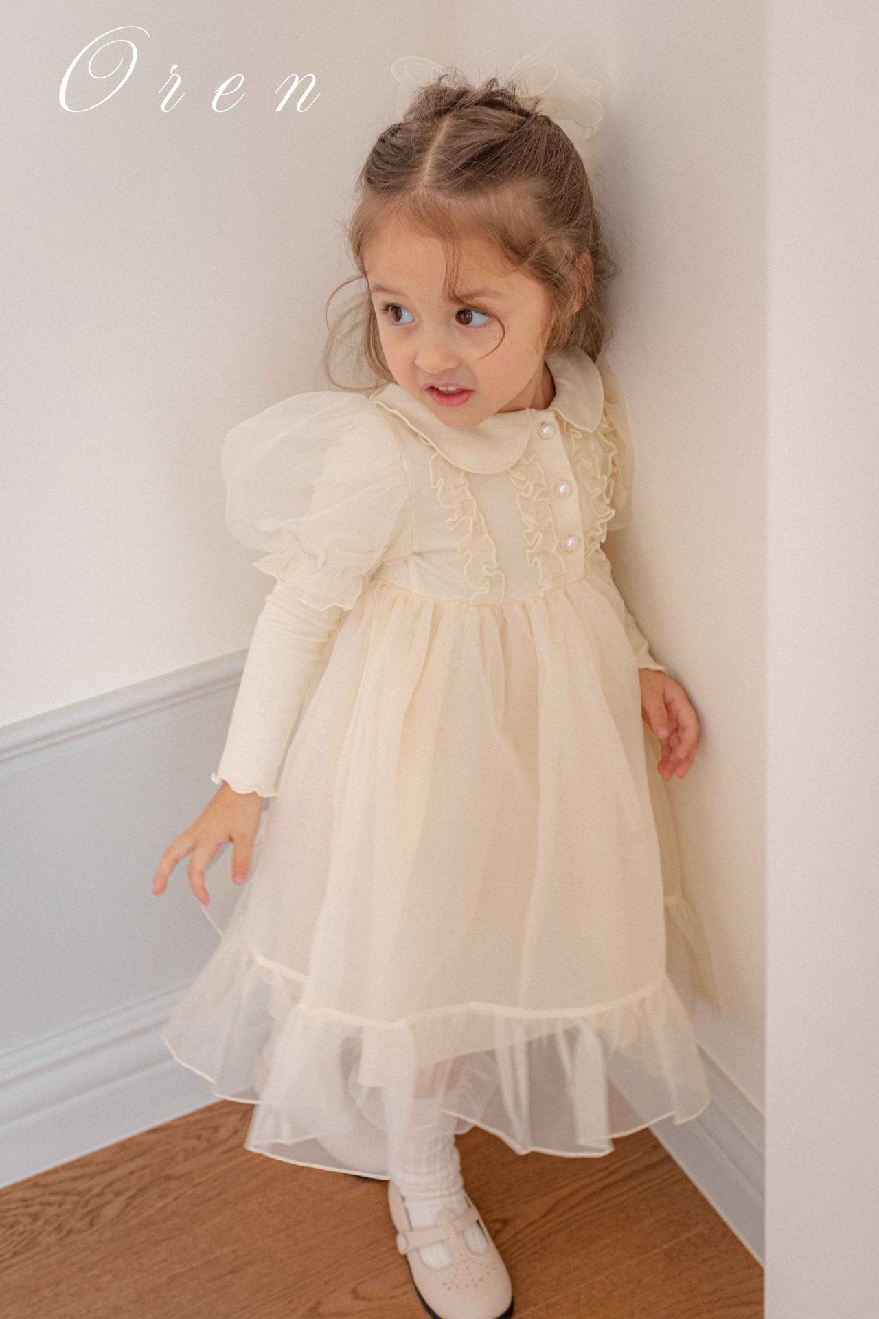 [OREN] (KIDS)Eloise Organza Dress_2colors