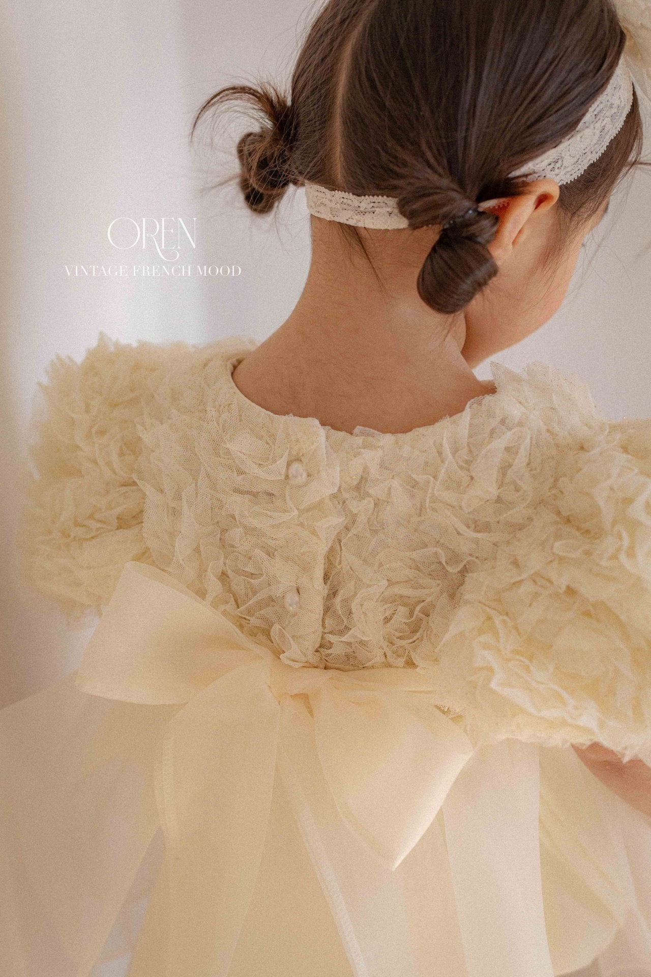 フォーマル・ドレス・スーツ OREN Blooming Rose Pearl One Piece OREN] Blooming Rose Pearl Suit(BEBE)_Cream