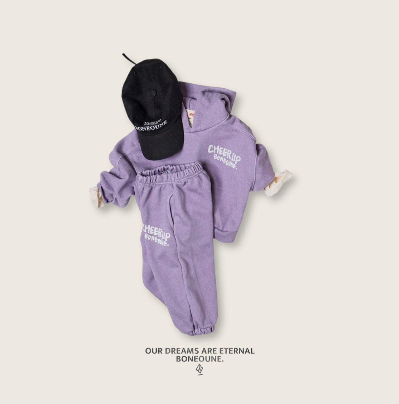 [BONEOUNE] Pig-Up Hoodie_2colors