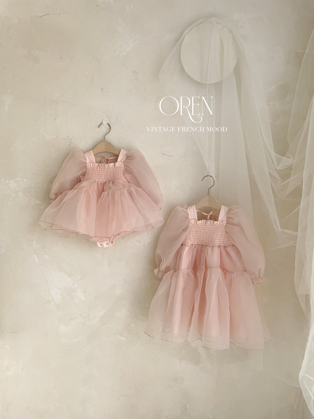 [OREN] Say Organza Suit(BEBE)_Pink