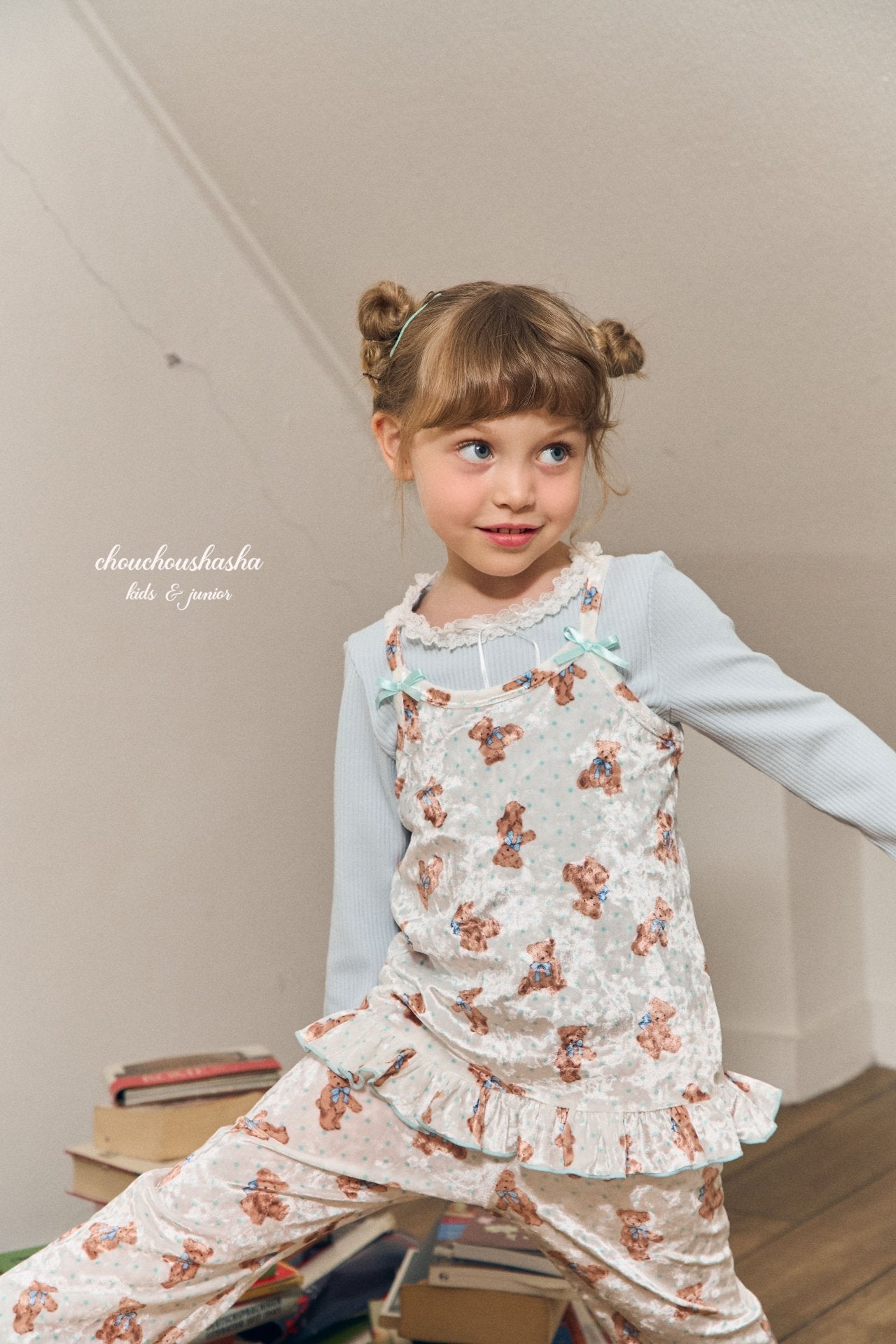 [CHOUCHOUSHASHA] Sugar Rib T-shirts_2colors