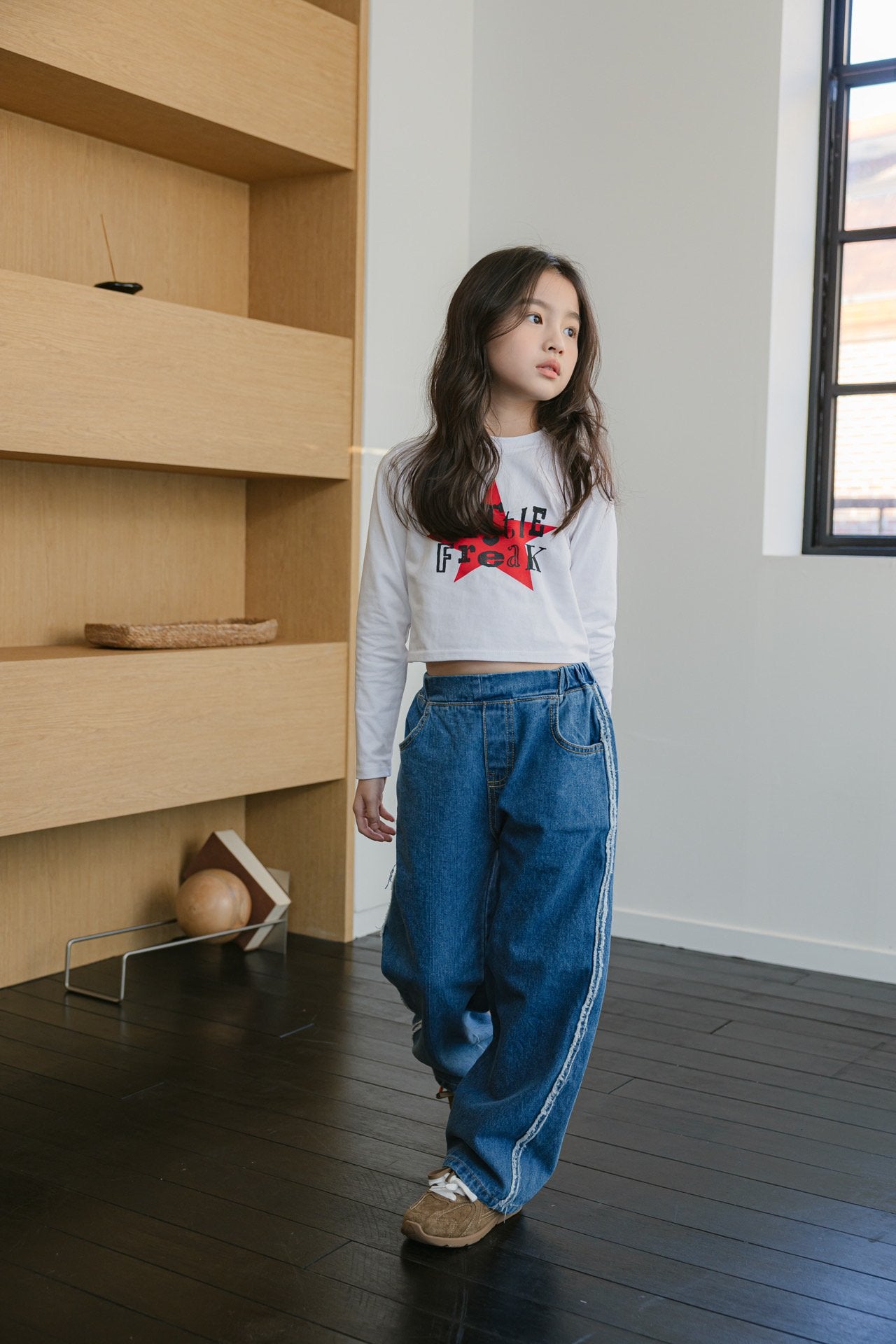 [DOREDORE] Star Crop T-shirt_2colors