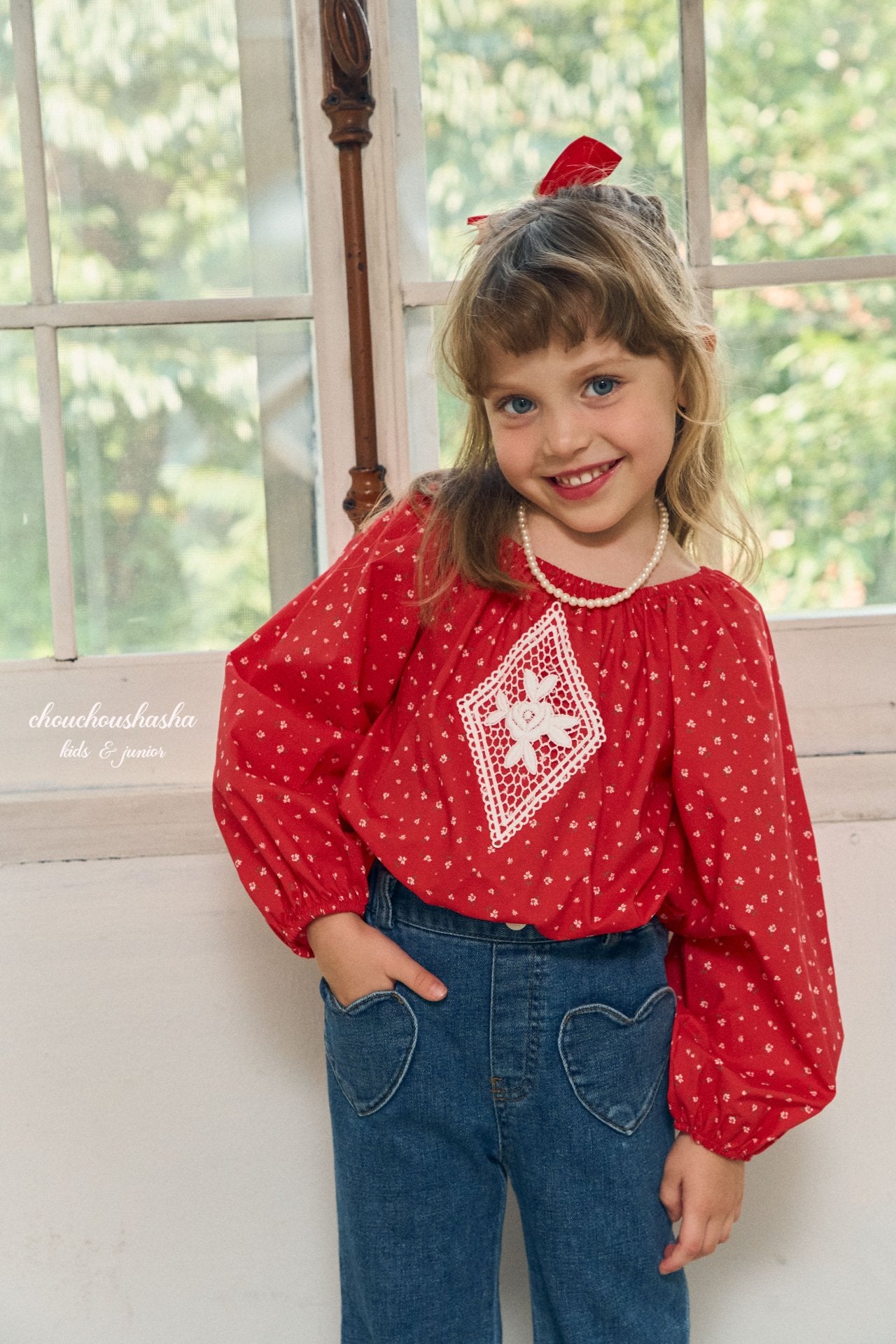 [CHOUCHOUSHASHA] Bonnet Blouse_2colors