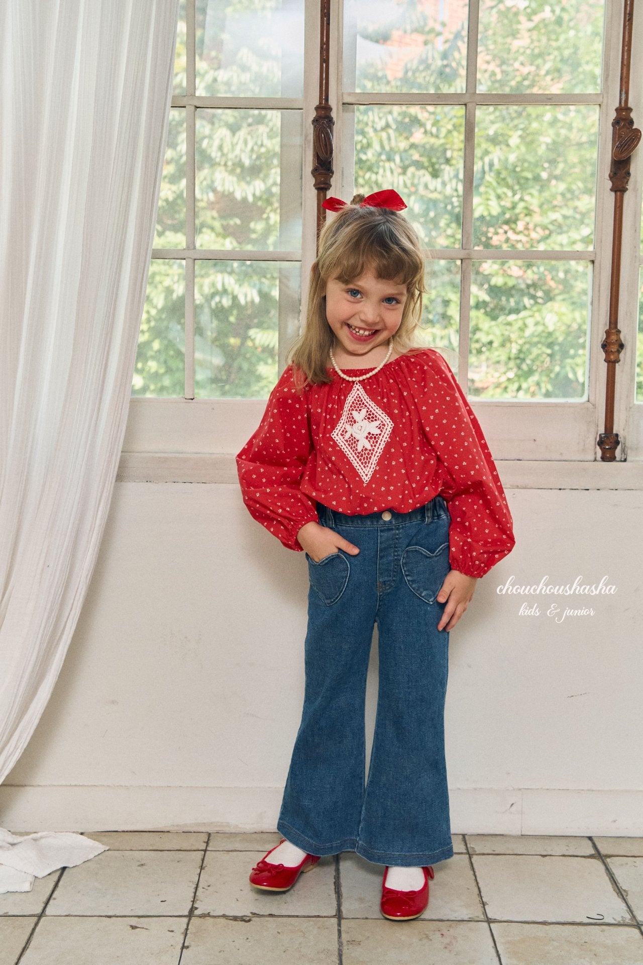 [CHOUCHOUSHASHA] Bonnet Blouse_2colors