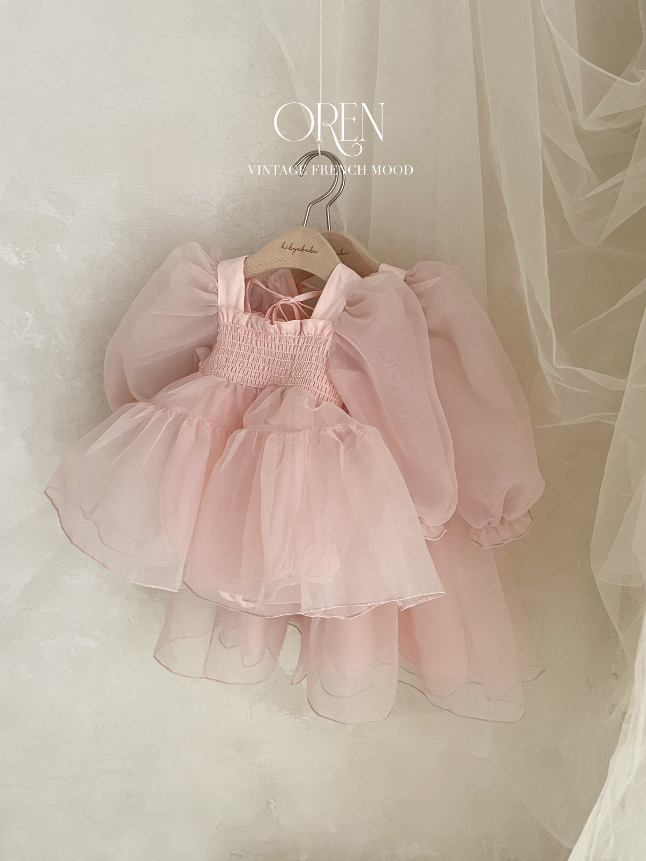 [OREN] Say Organza Suit(BEBE)_Pink