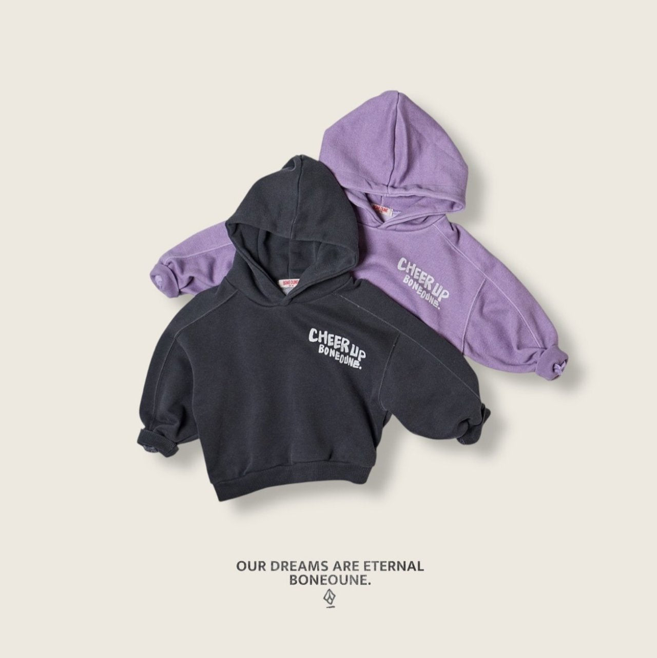 [BONEOUNE] Pig-Up Hoodie_2colors