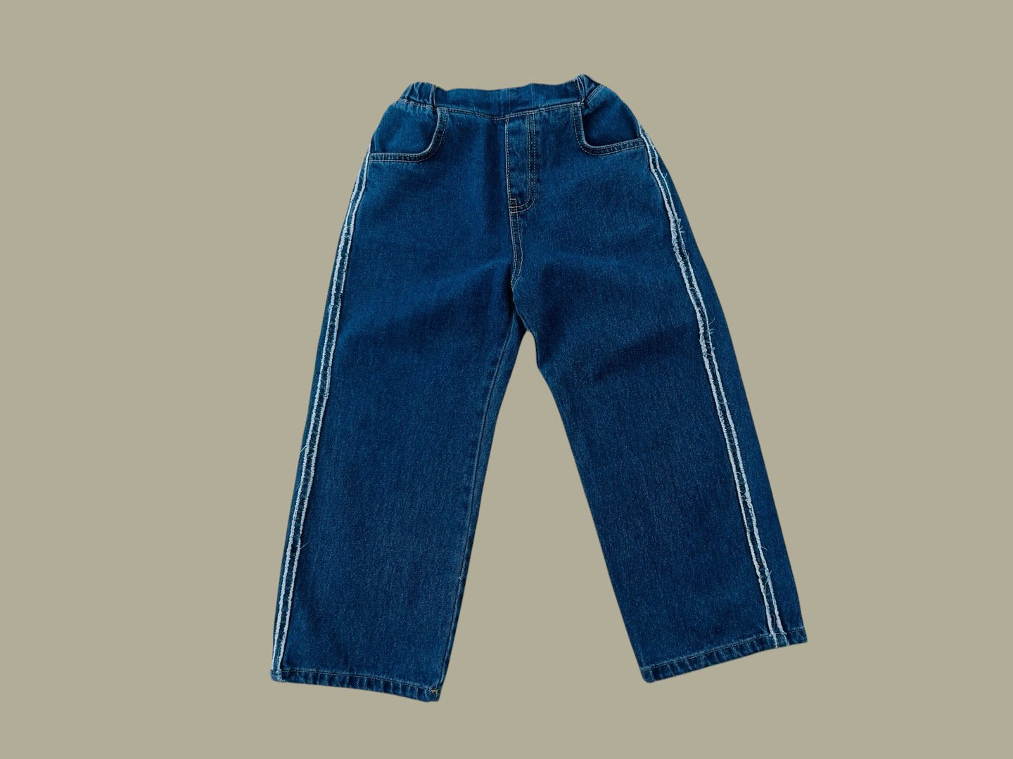 [DOREDORE] Side Line Denim Pants