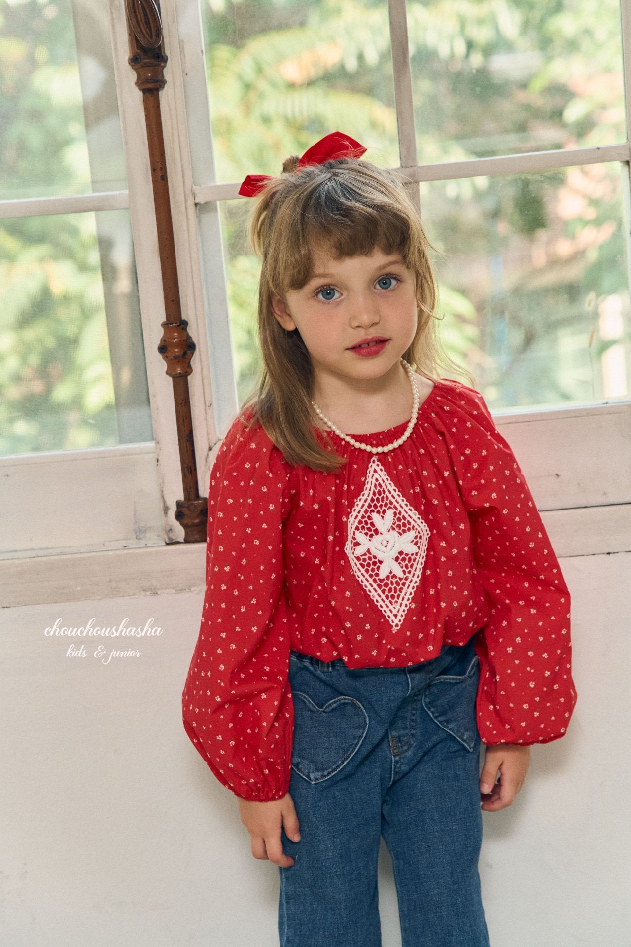 [CHOUCHOUSHASHA] Bonnet Blouse_2colors