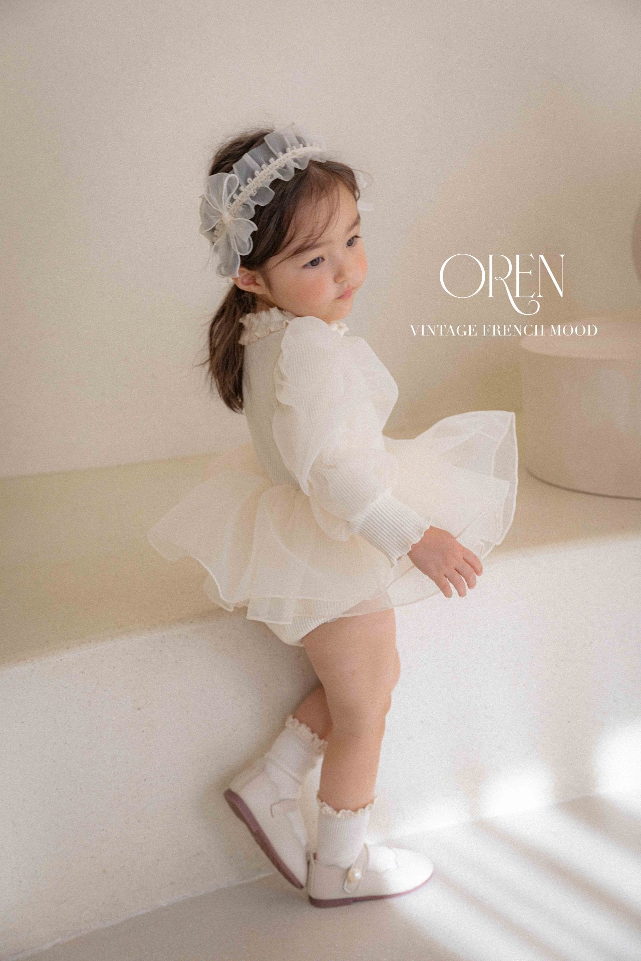 [OREN] Belluca Organza Suit(BEBE)_Cream