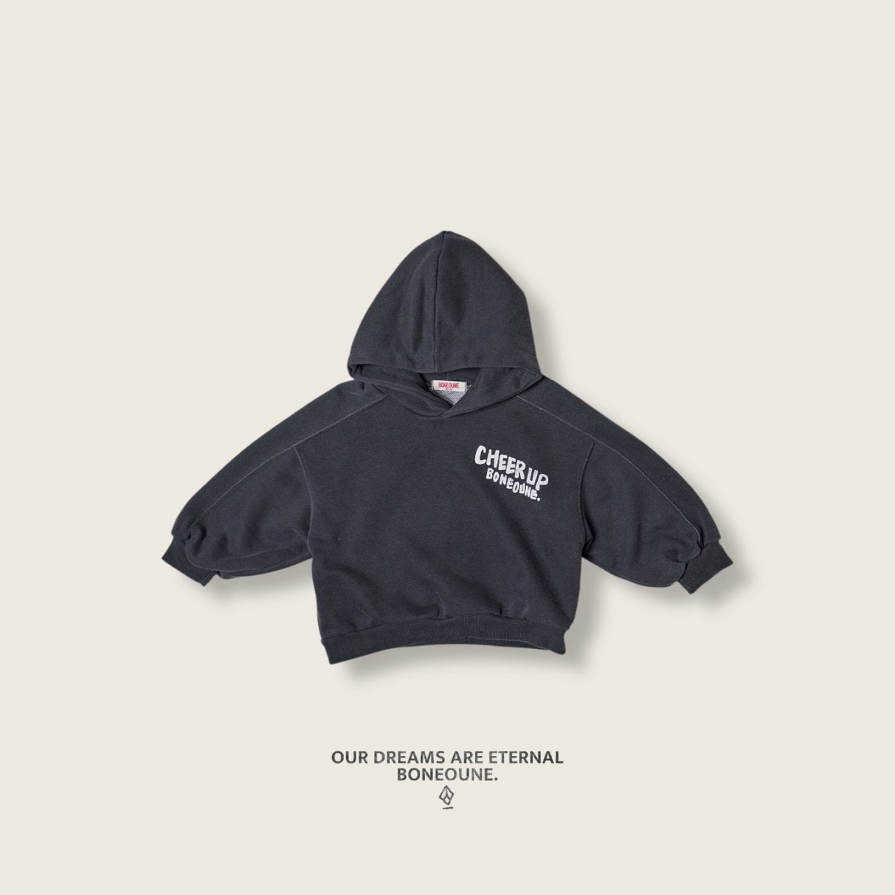 [BONEOUNE] Pig-Up Hoodie_2colors