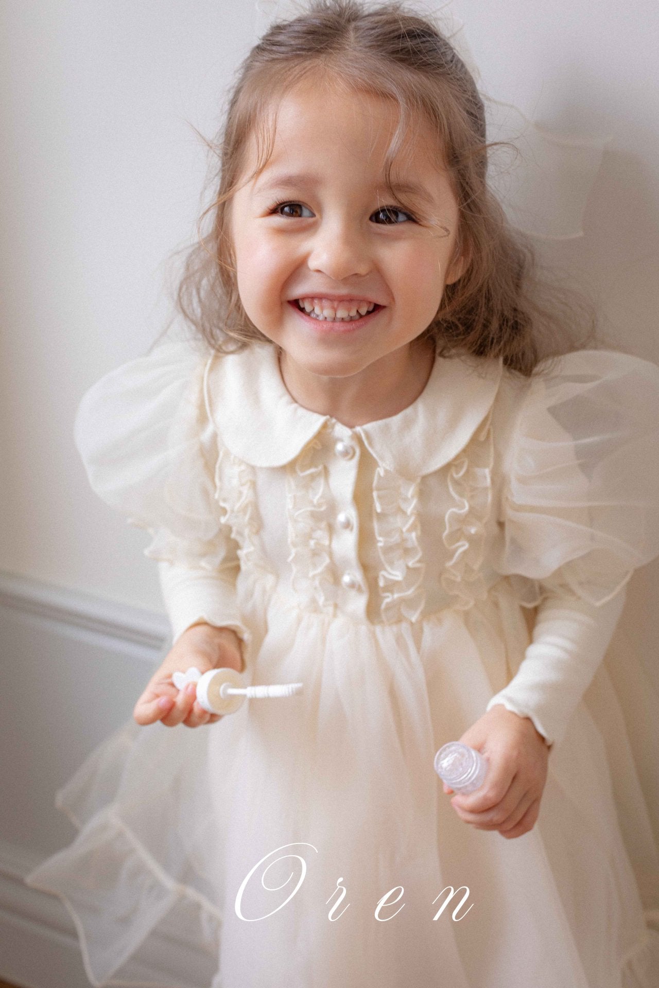 [OREN] (KIDS)Eloise Organza Dress_2colors