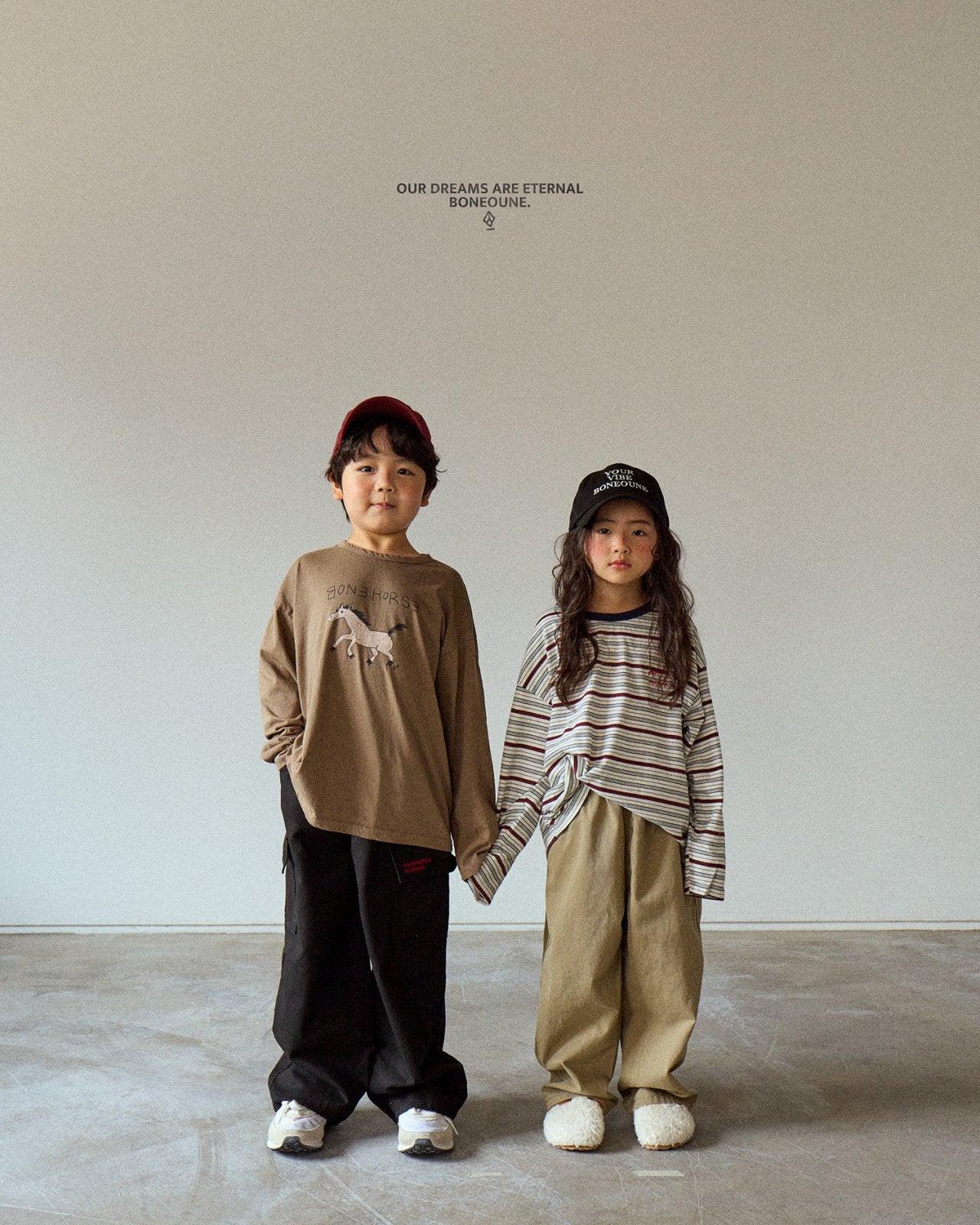 [BONEOUNE] British Stripe T-shirt_3colors
