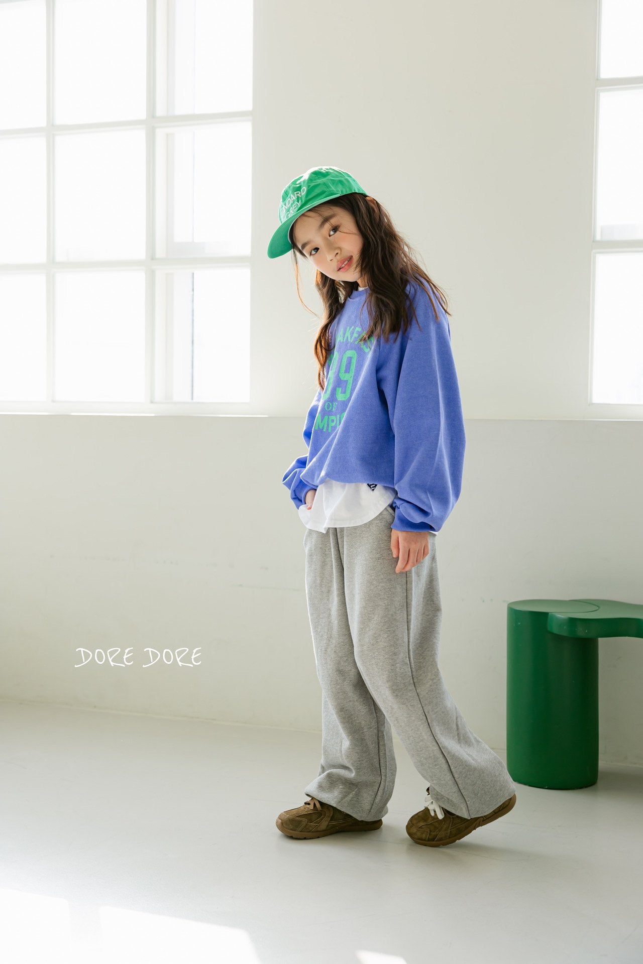 [DOREDORE] Over fit Jogger Pants_3colors