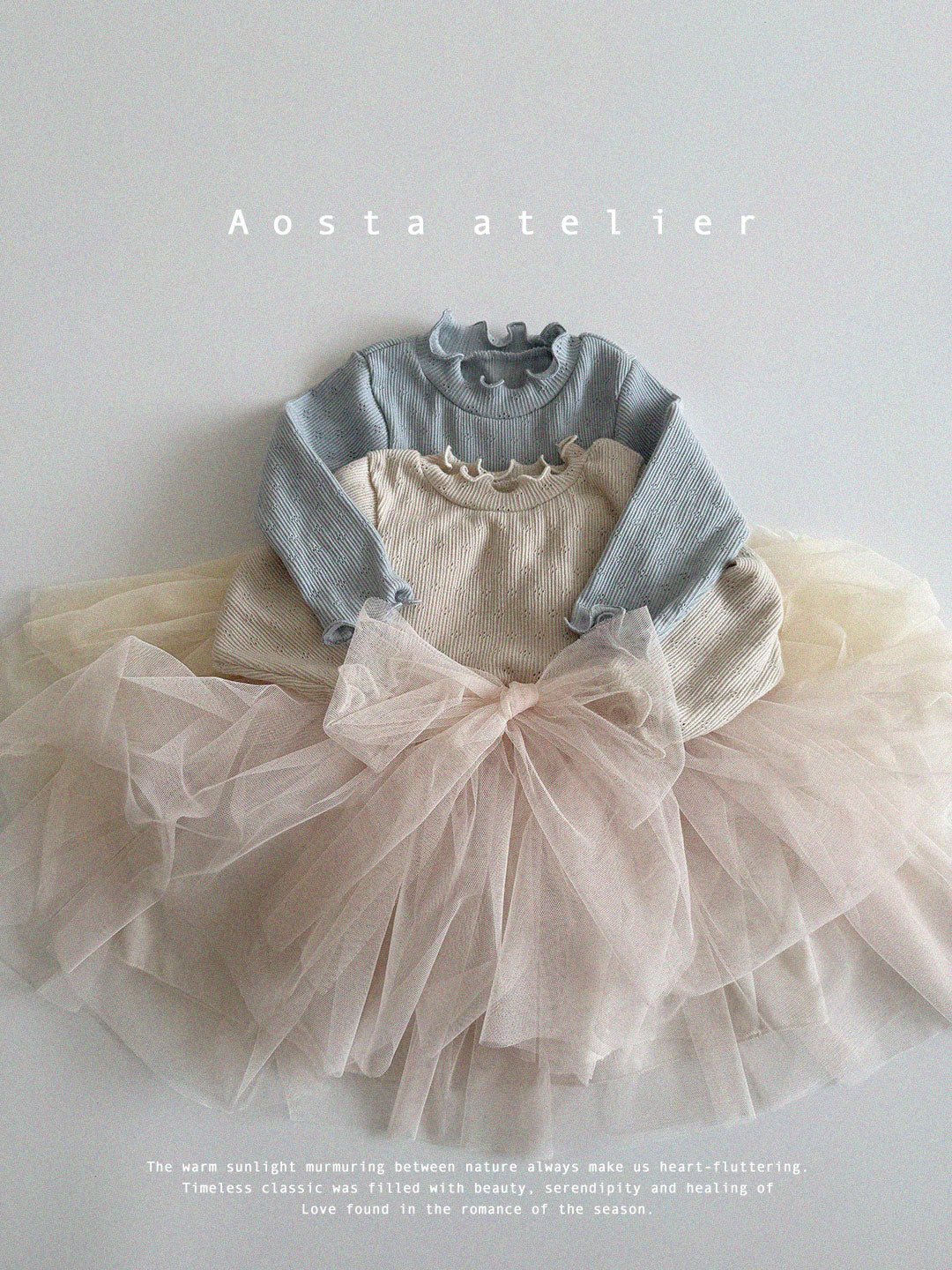 [AOSTA] Spring Camellia_Dress_2colors