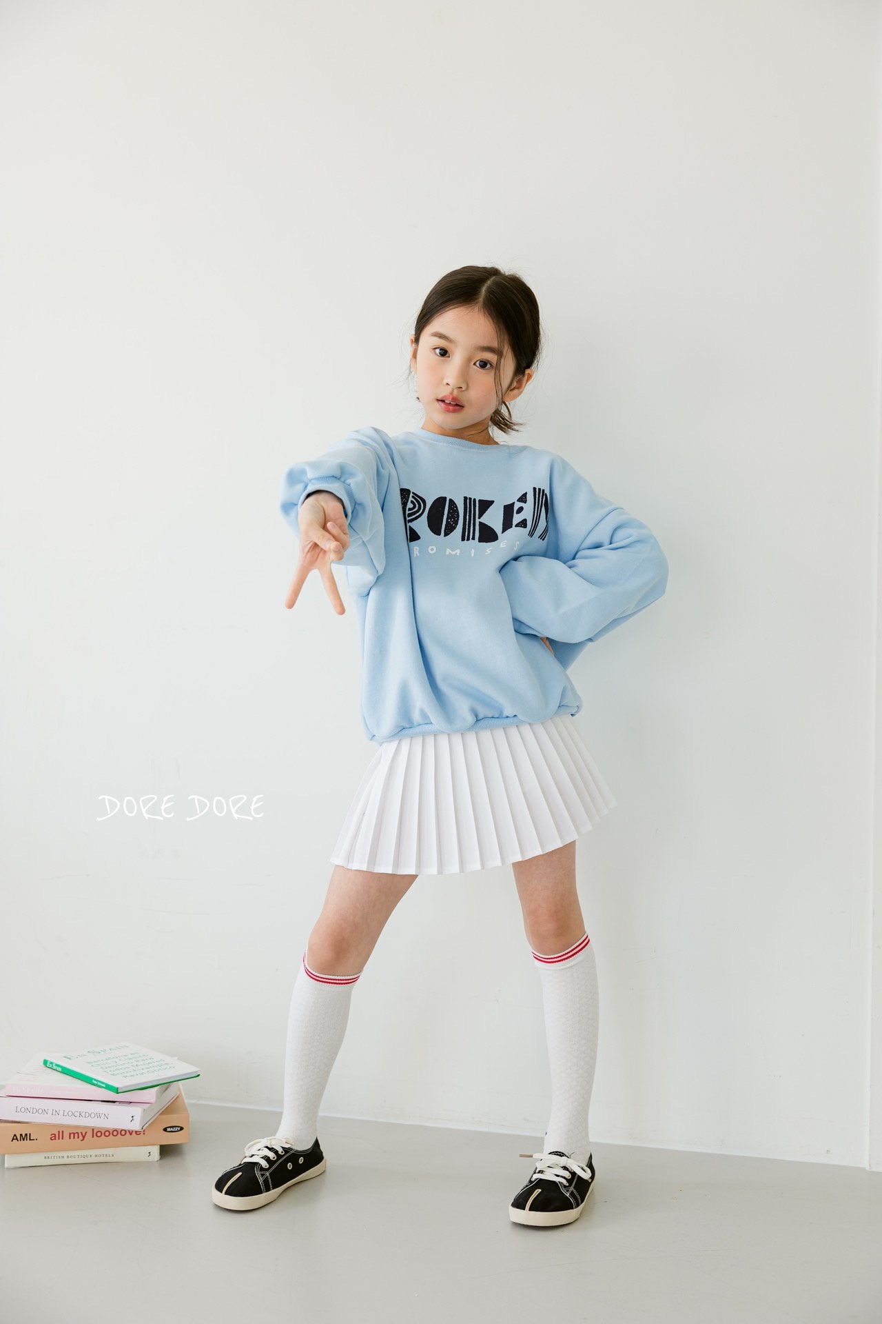 [DOREDORE] Spring Pleats Skort_2colors