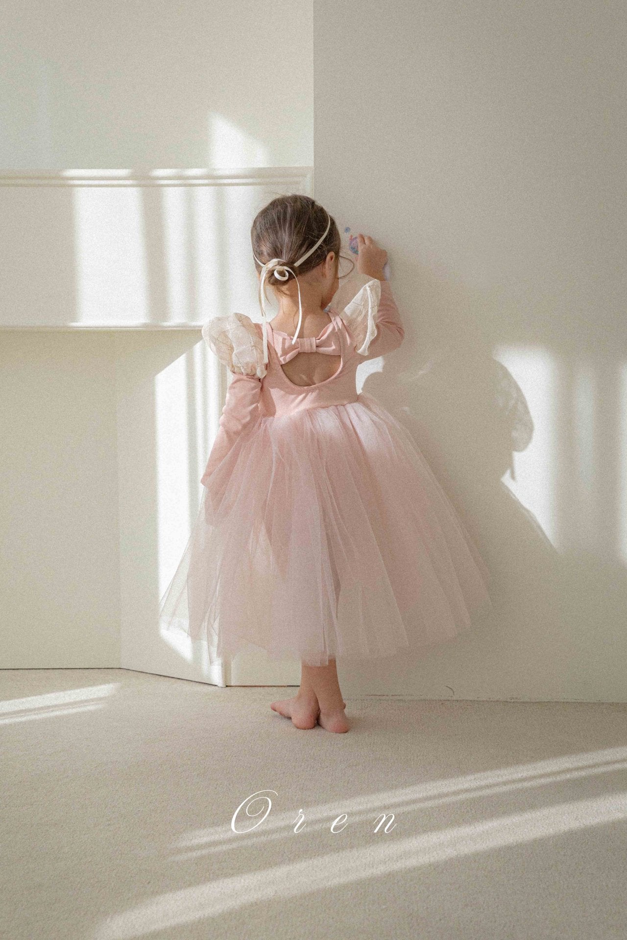 [OREN] Bella Long Tutu Ballet Dress(KIDS)_Pink