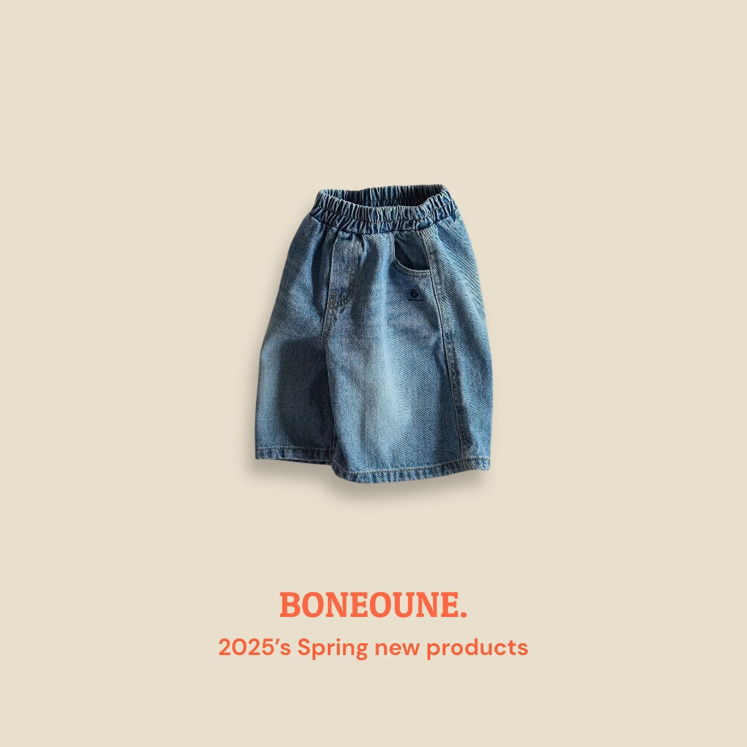 [BONEOUNE] Bermuda Denim Pants