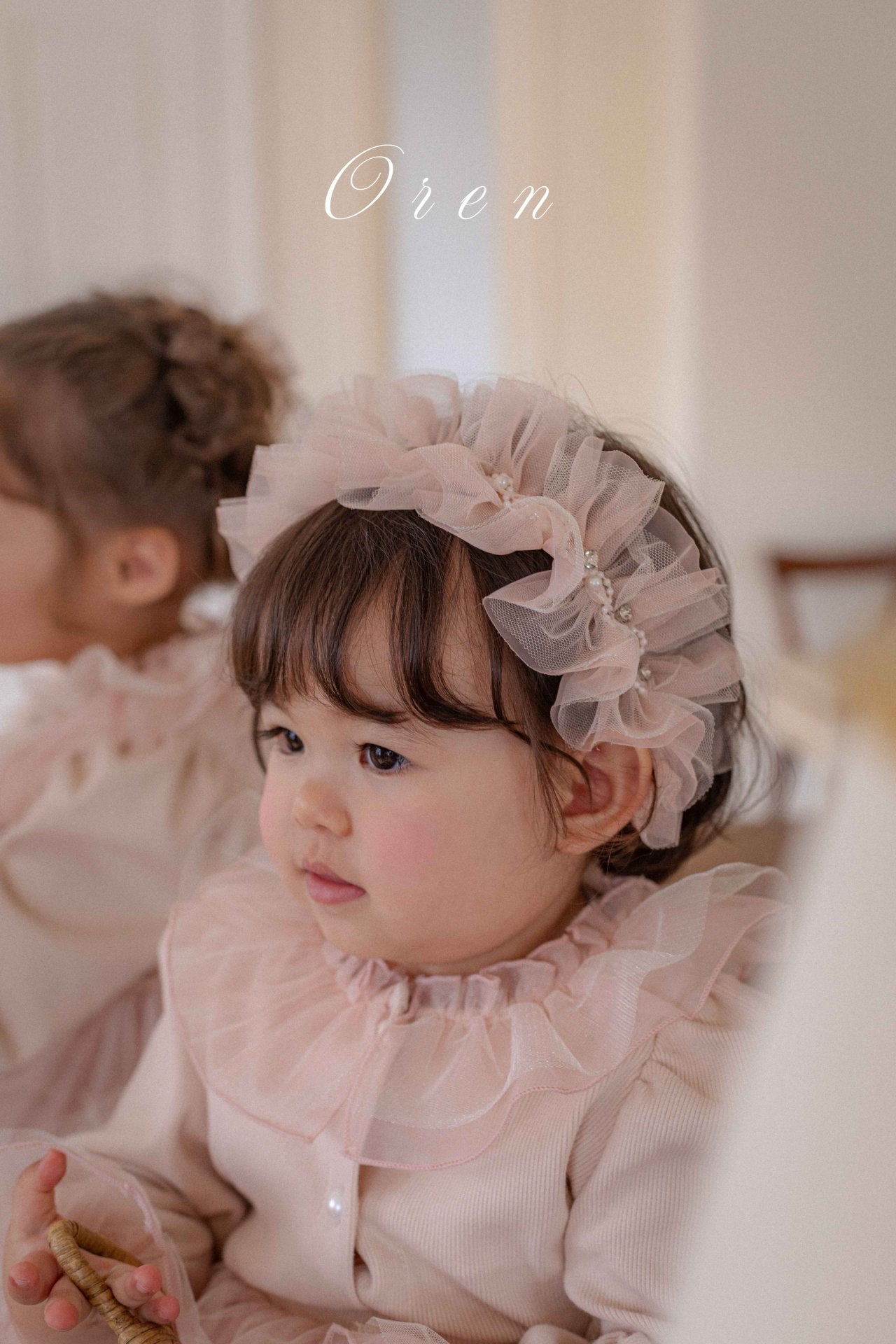 [OREN] (KIDS)Charmant Cardigan & Dress 2-Piece Set_2colors