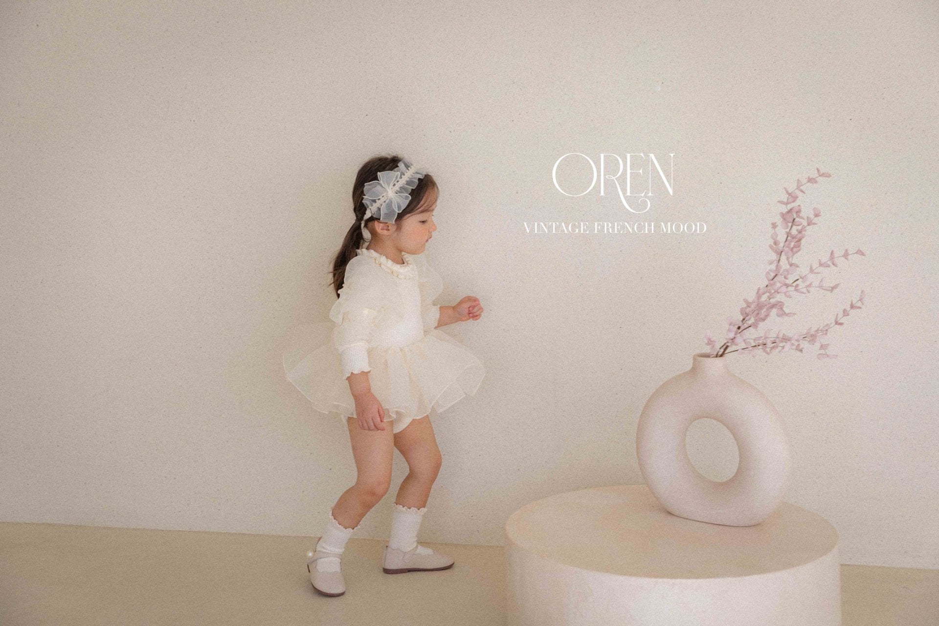 [OREN] Belluca Organza Suit(BEBE)_Cream