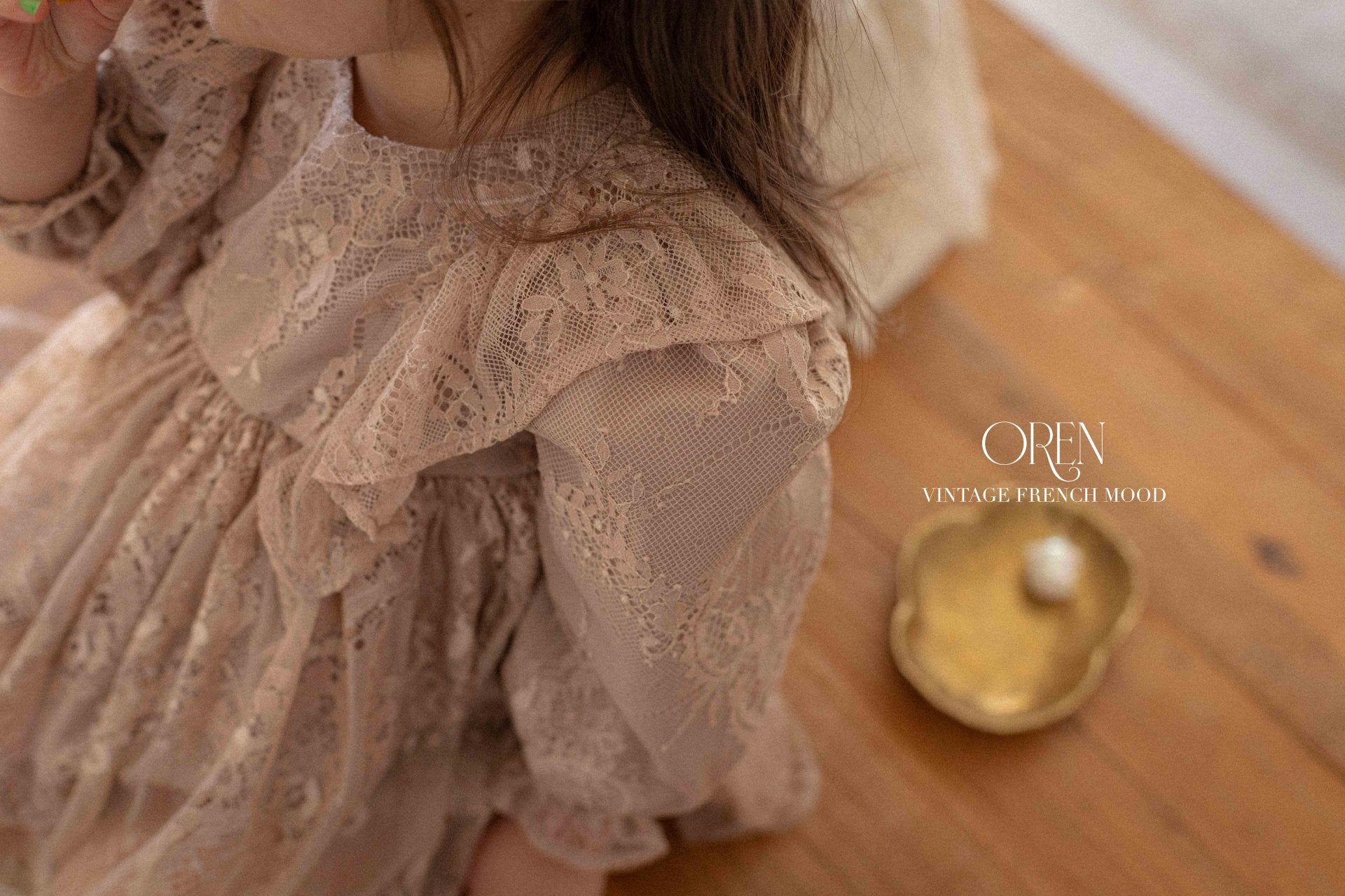 [OREN] Renibon Lace Suit(BEBE)_Brown