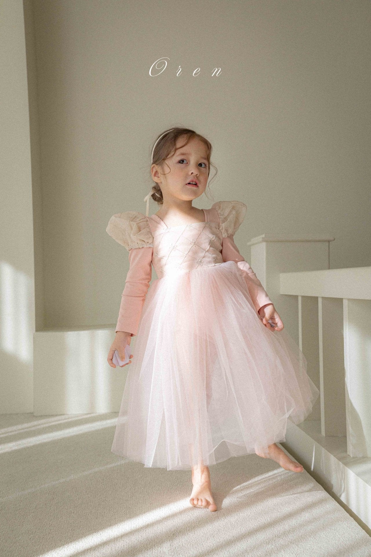 [OREN] Bella Long Tutu Ballet Dress(KIDS)_Pink