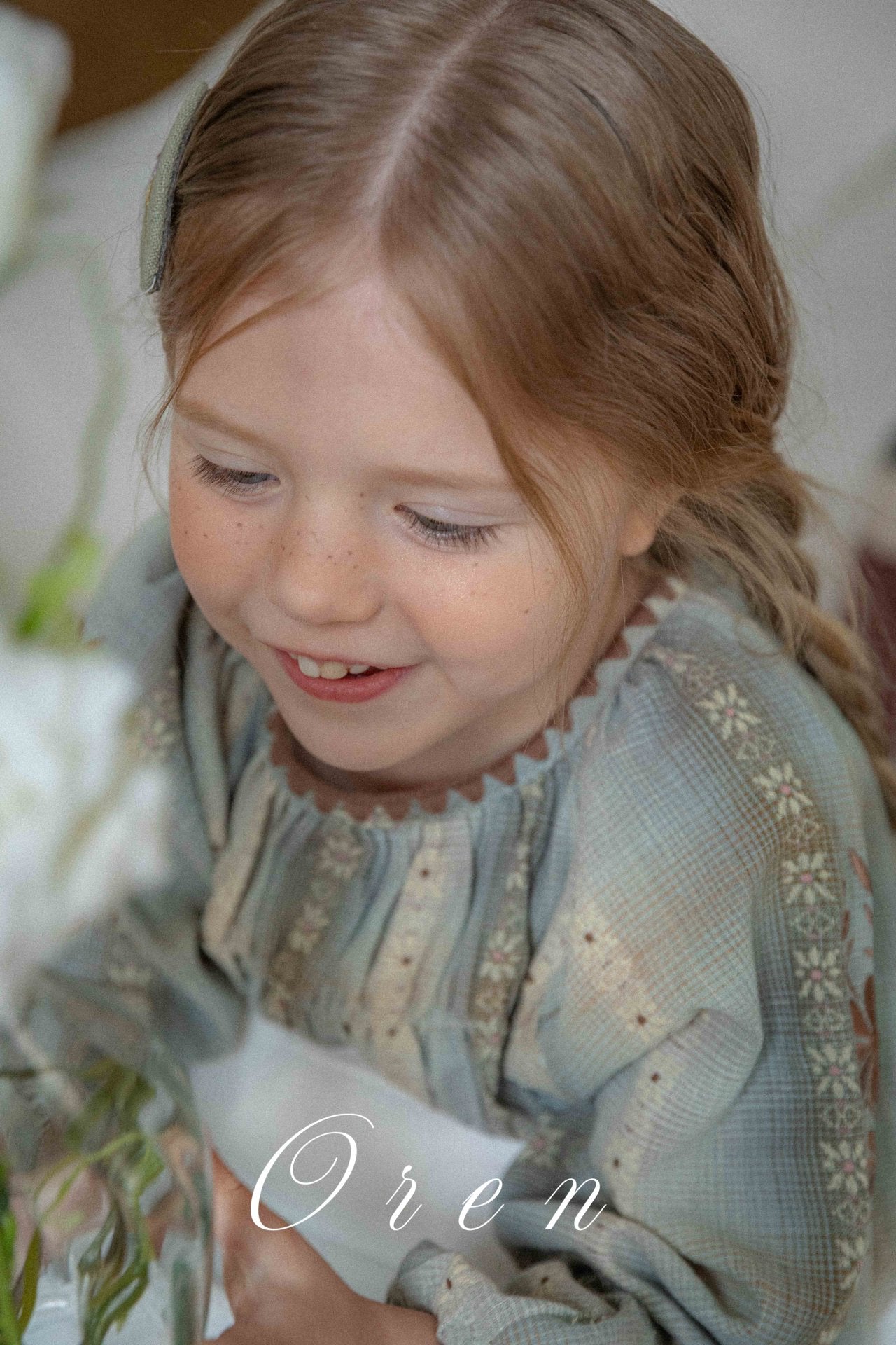 [OREN] (KIDS)Autumn Mellow Check Dress_2colors