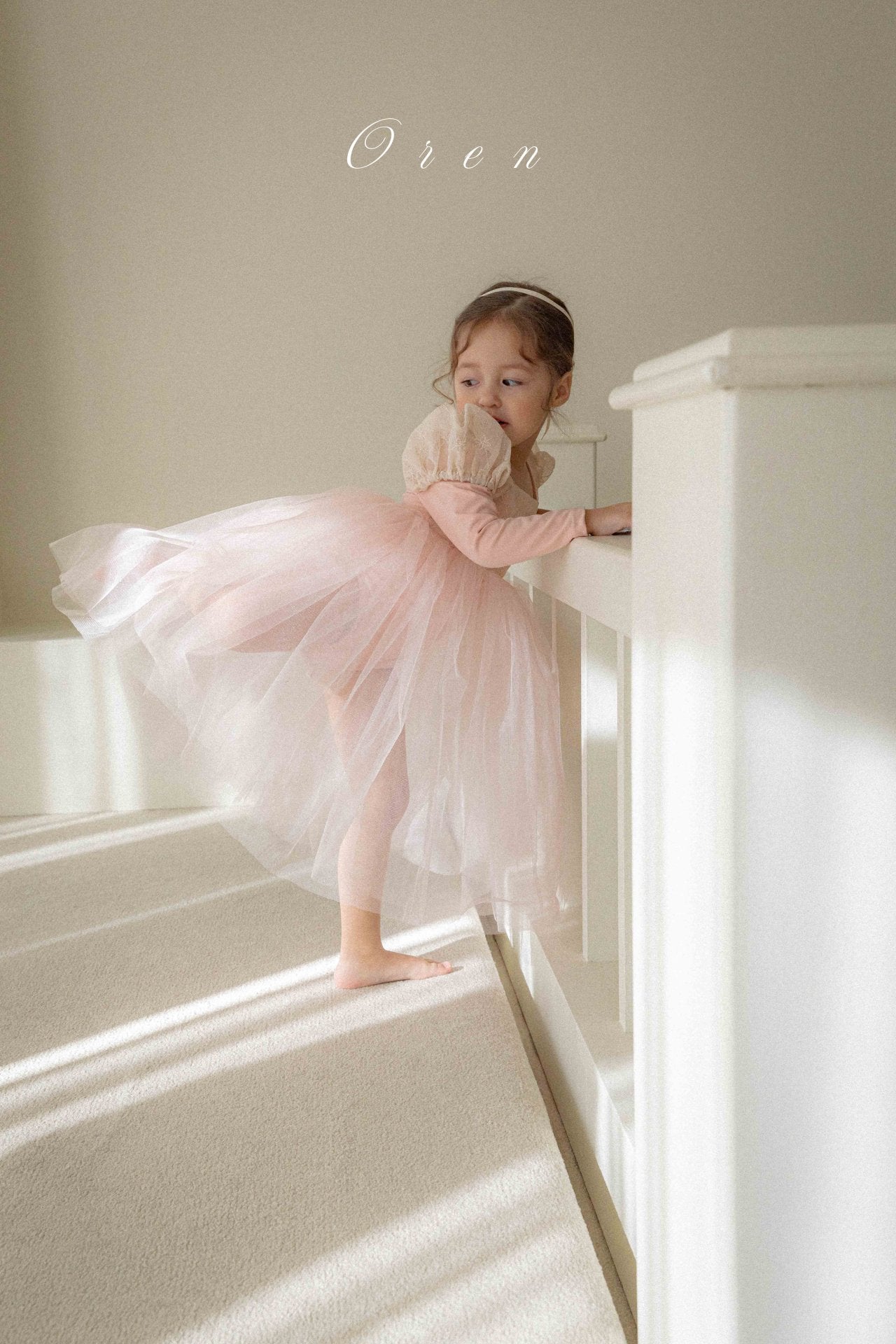 [OREN] Bella Long Tutu Ballet Dress(KIDS)_Pink