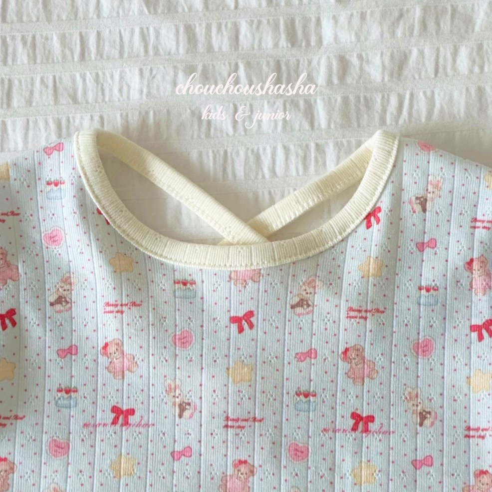 [CHOUCHOUSHASHA] Toy T-shirts_2colors
