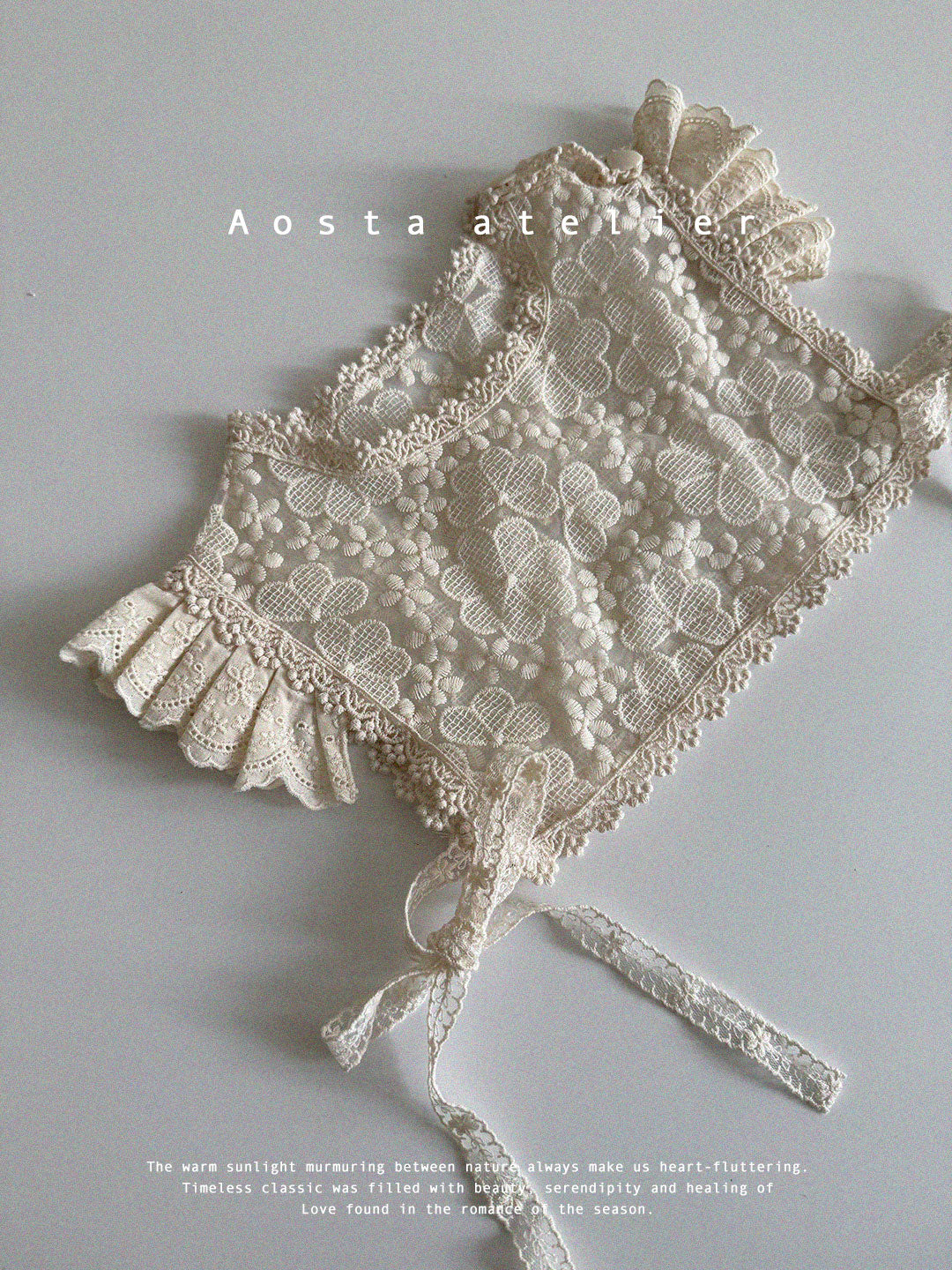 [AOSTA] Spring Lace_Open_Vest