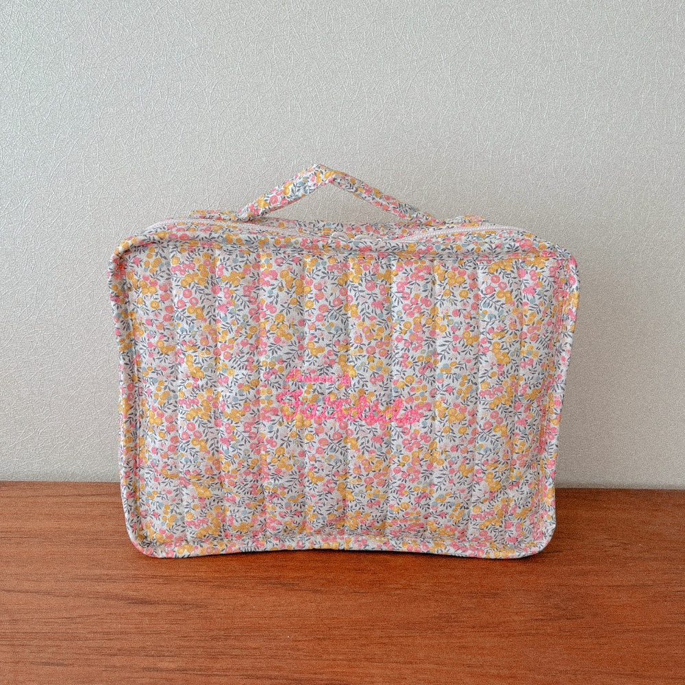 [FAIS DODO BÉBÉ] Mini Cotton Bag(Liberty)_Pink bud