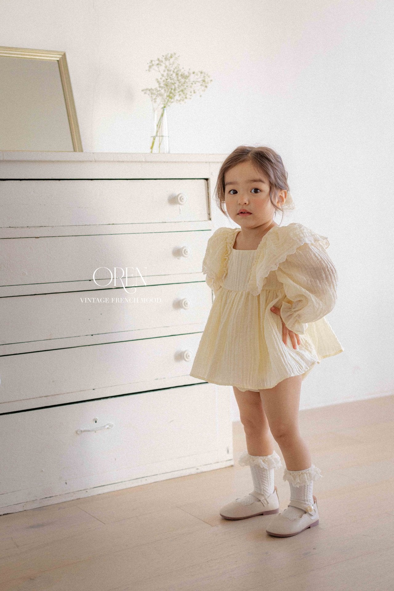 [OREN] Lilly Frill Suit(BEBE)_2colors