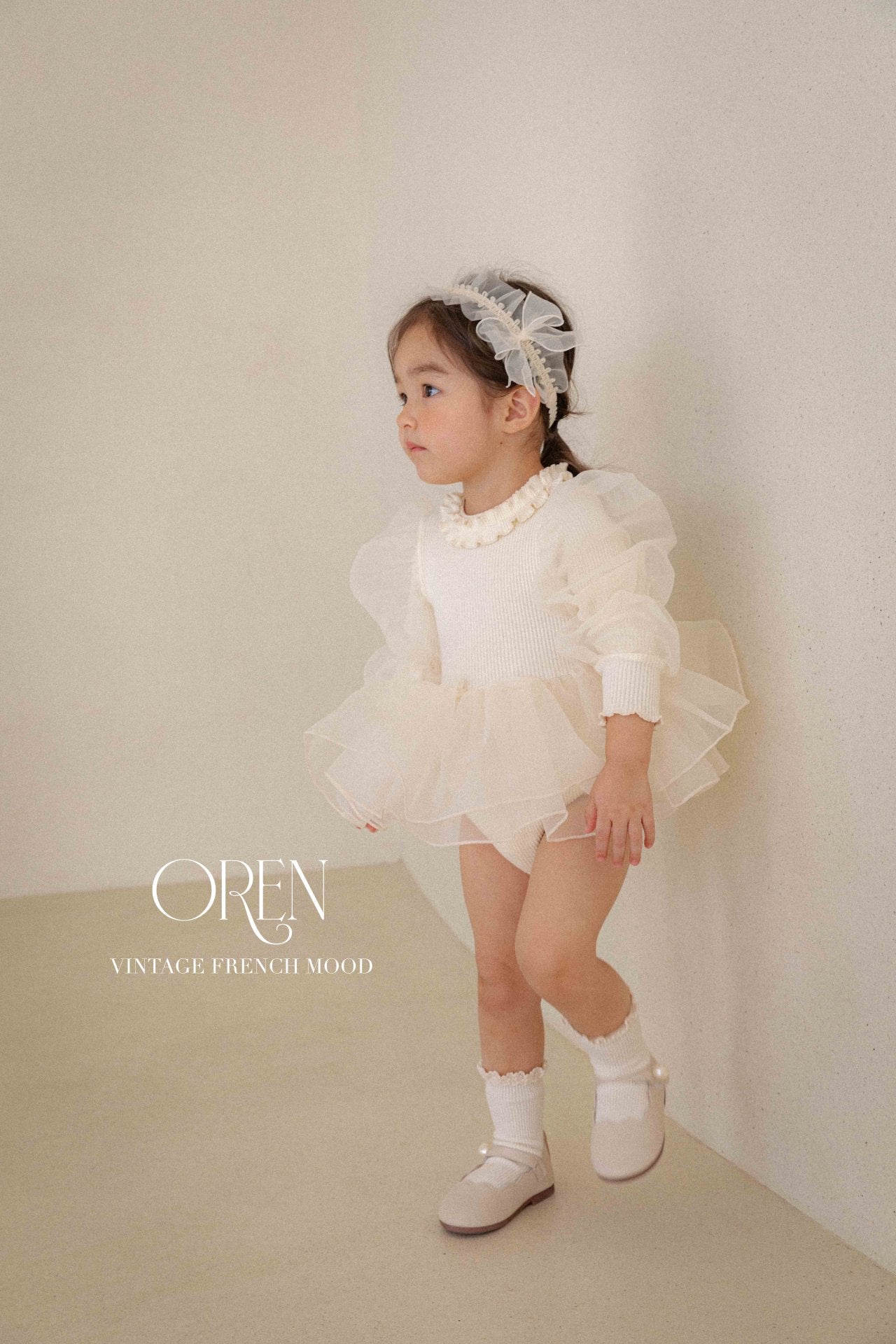 [OREN] Belluca Organza Suit(BEBE)_Cream