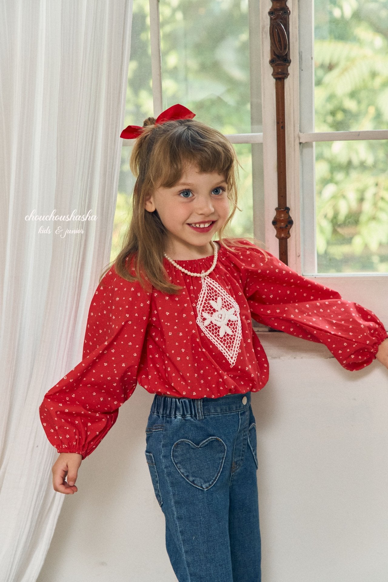 [CHOUCHOUSHASHA] Bonnet Blouse_2colors