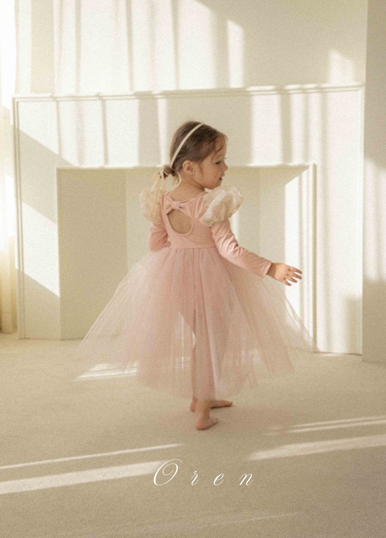 [OREN] Bella Long Tutu Ballet Dress(KIDS)_Pink